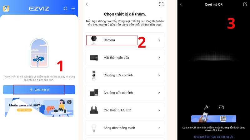 Cài đặt camera Ezviz vào điện thoại
