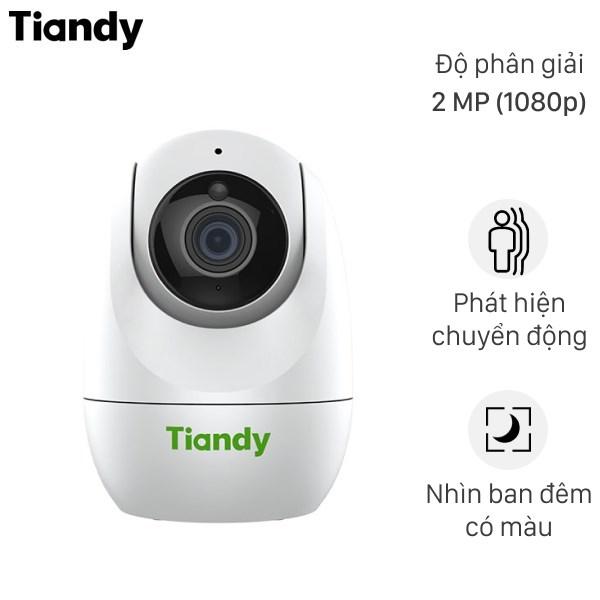 Camera Tiandy sở hữu kiểu thiết kế thuôn dài giúp tiết kiệm diện tích