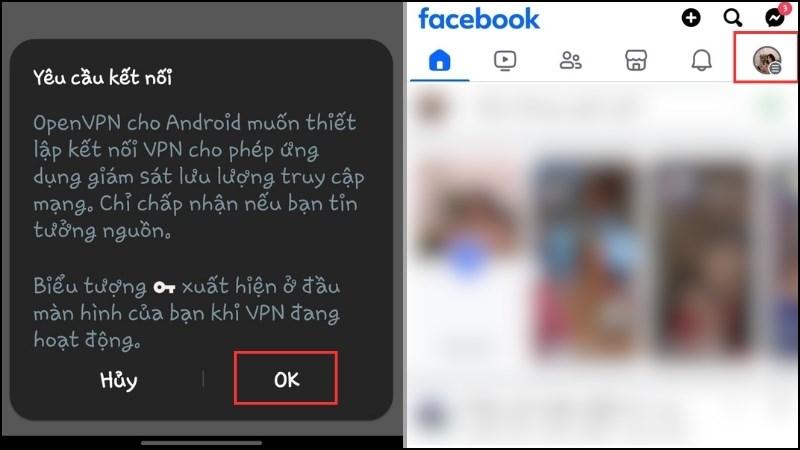 Cho phép kết nối VPN