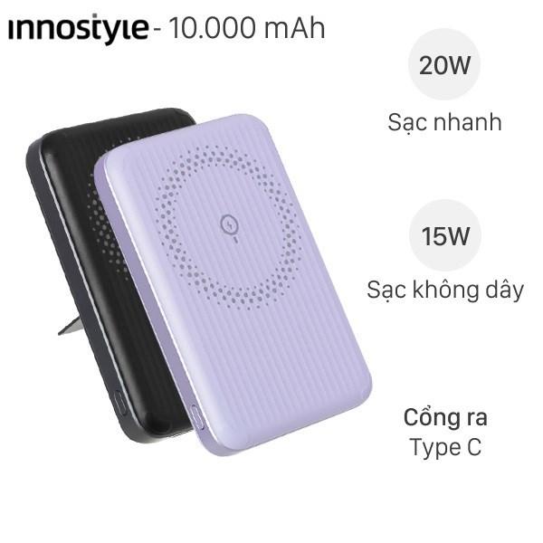 Innostyle PowerMag Switch 2in1 IA20PD đem đến cho người d&ugrave;ng 1 thiết kế đẹp mắt c&ugrave;ng kiểu d&aacute;ng tối giản