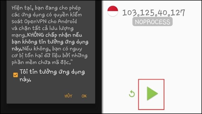 Kết nối VPN Indonesia