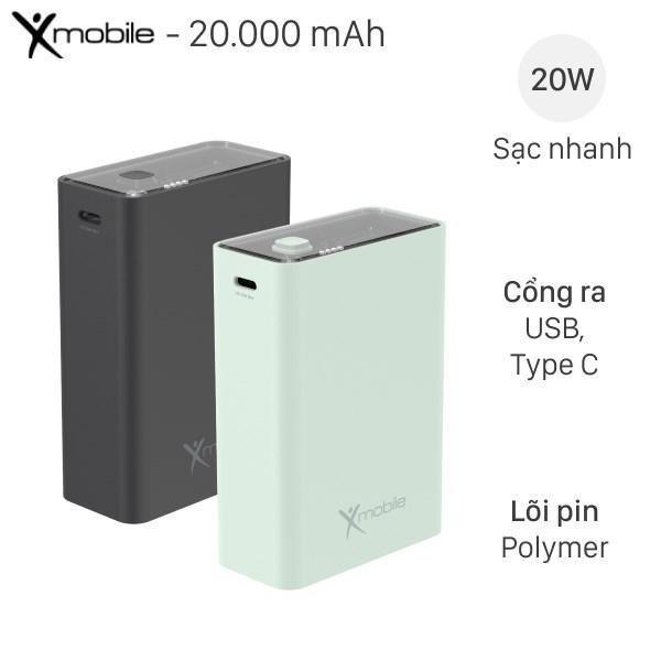 Xmobile DS223B c&oacute; thiết kế nhỏ gọn, chất liệu chắc chắn, dung lượng pin cao