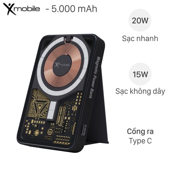 Xmobile DS611 sở hữu thiết kế độc đ&aacute;o, c&ocirc;ng nghệ sạc hiện đại