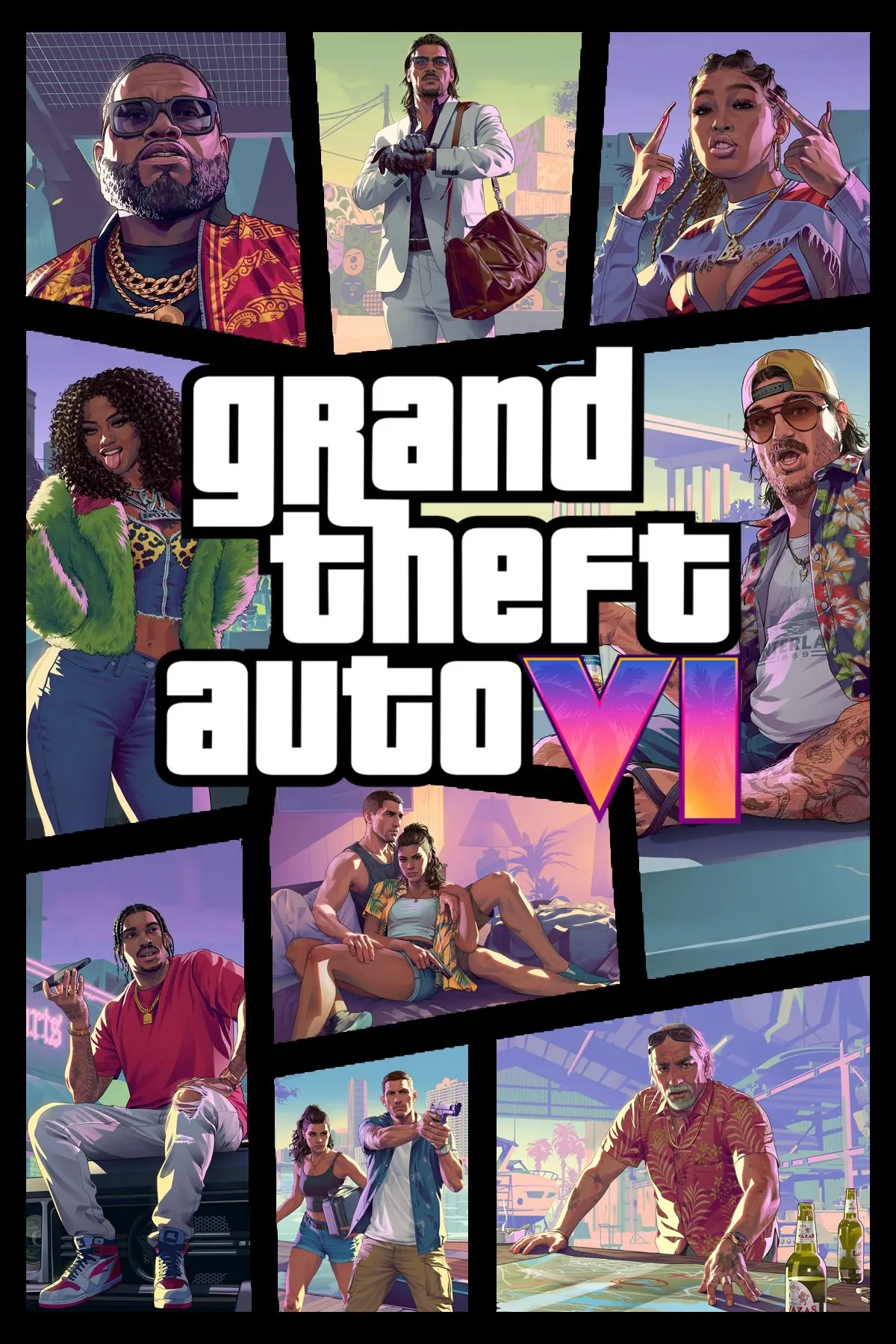 Ảnh bìa chính thức của siêu phẩm Grand Theft Auto VI sắp ra mắt vào năm 2026 trên PS5 và Xbox Series X|S