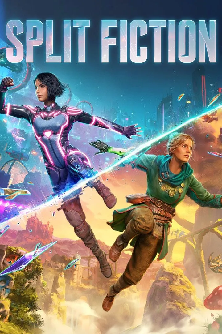 Ảnh bìa chính thức của tựa game co-op Split Fiction