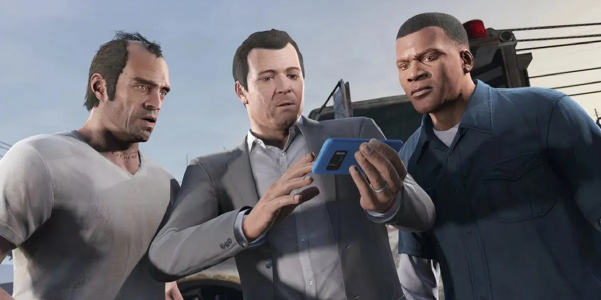 Ba nhân vật chính Franklin, Michael và Trevor trong GTA 5
