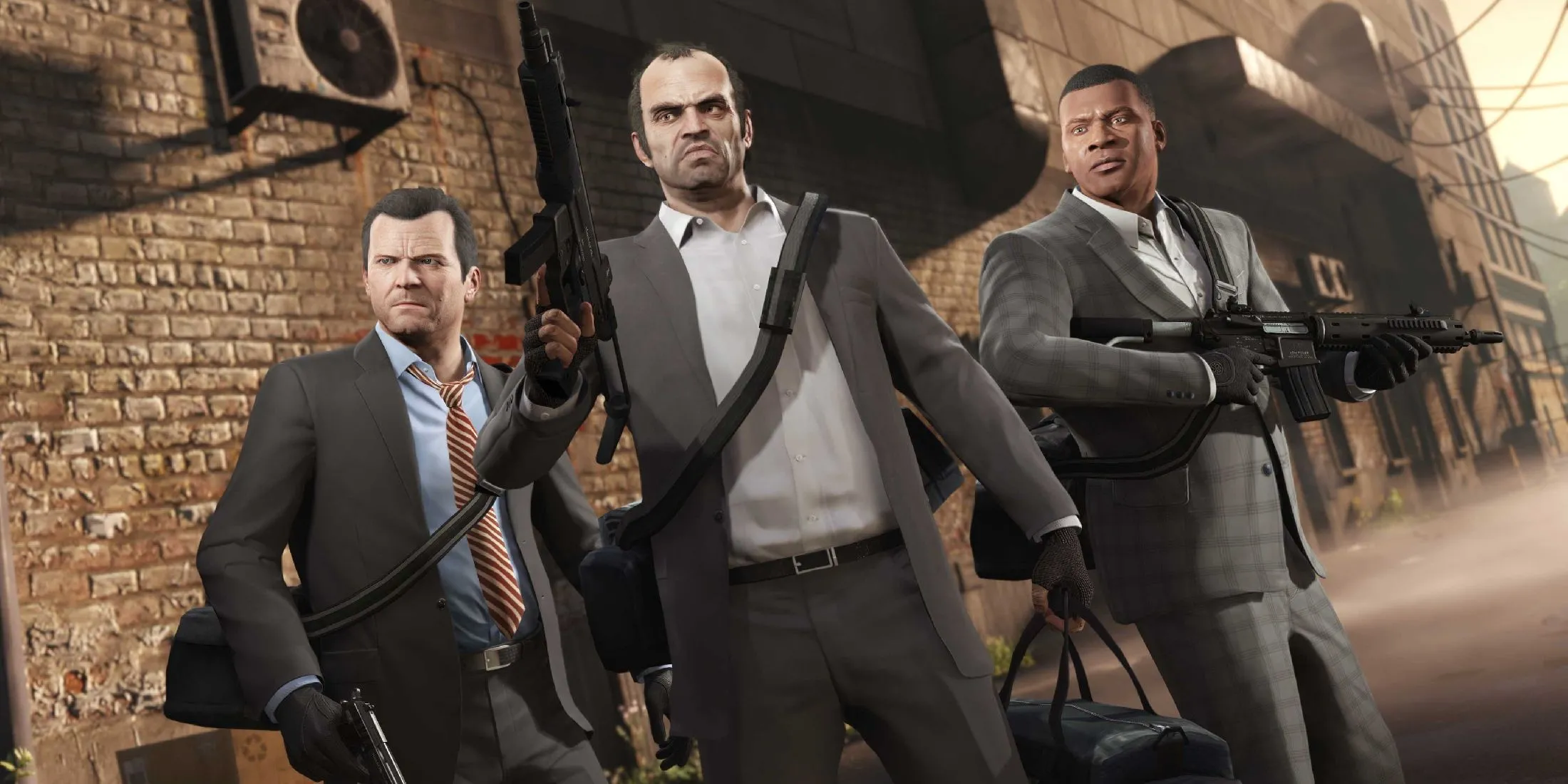 Ba nhân vật chính Michael, Trevor và Franklin trong Grand Theft Auto 5