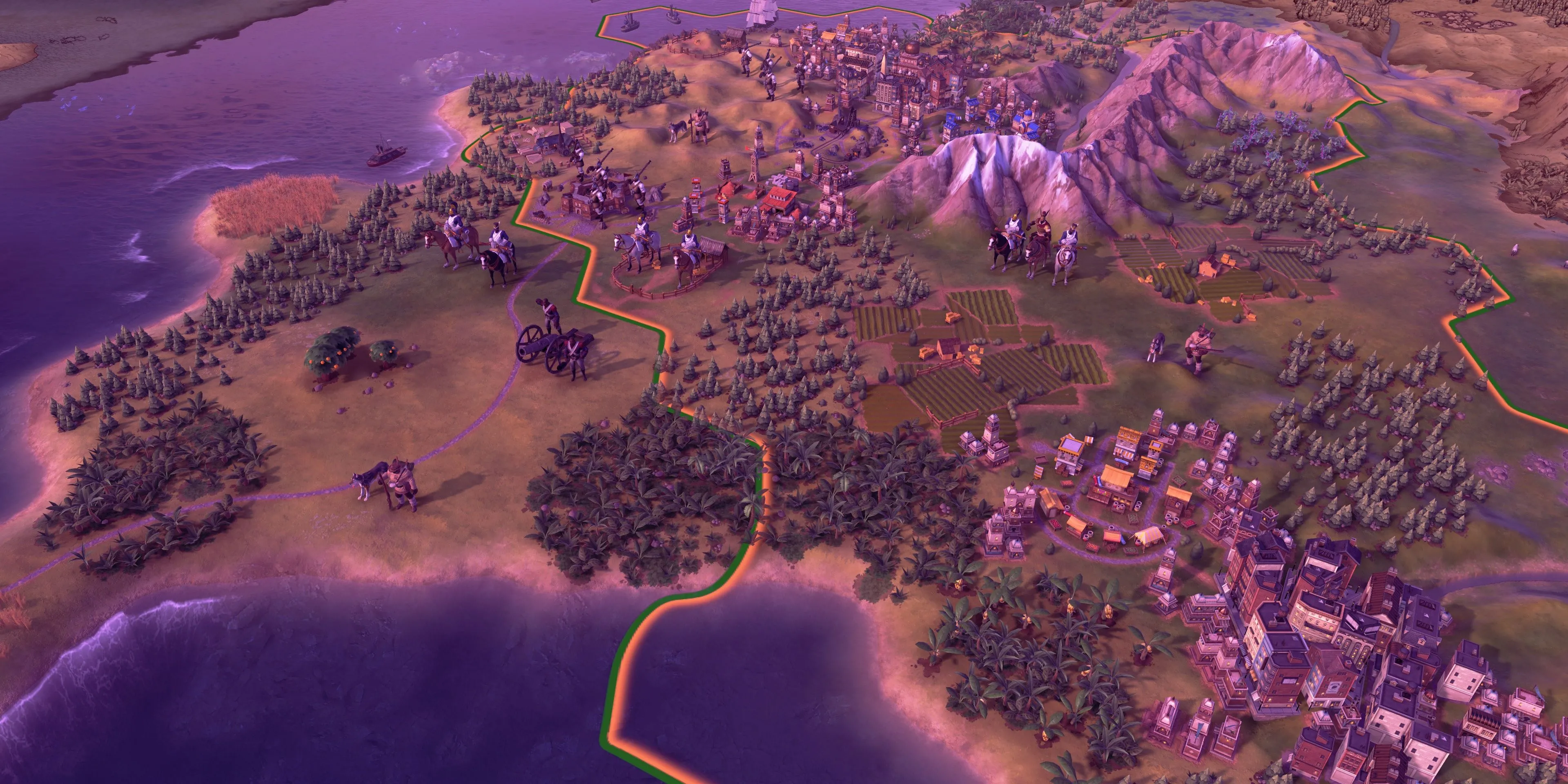 Bản đồ thế giới rộng lớn được khám phá trong Civilization VI