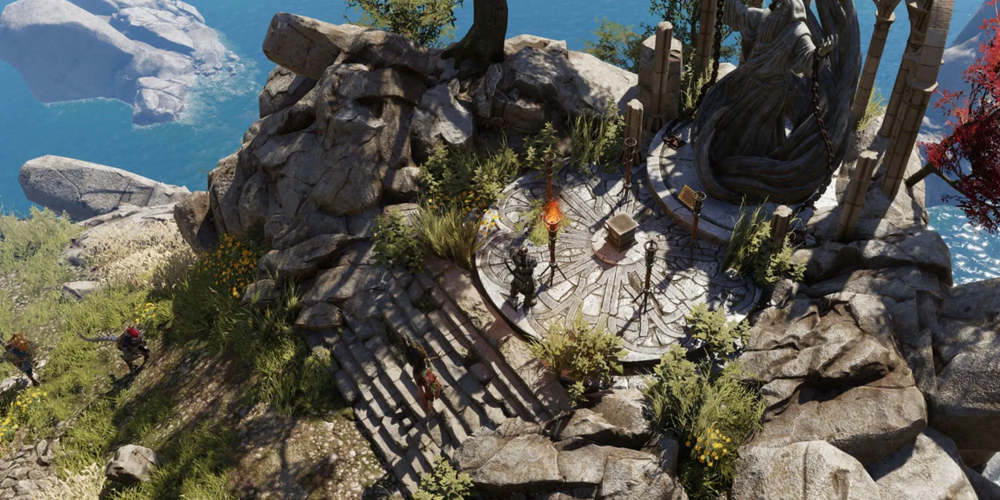 Bàn thờ trong một khu vực bí ẩn của Divinity Original Sin 2