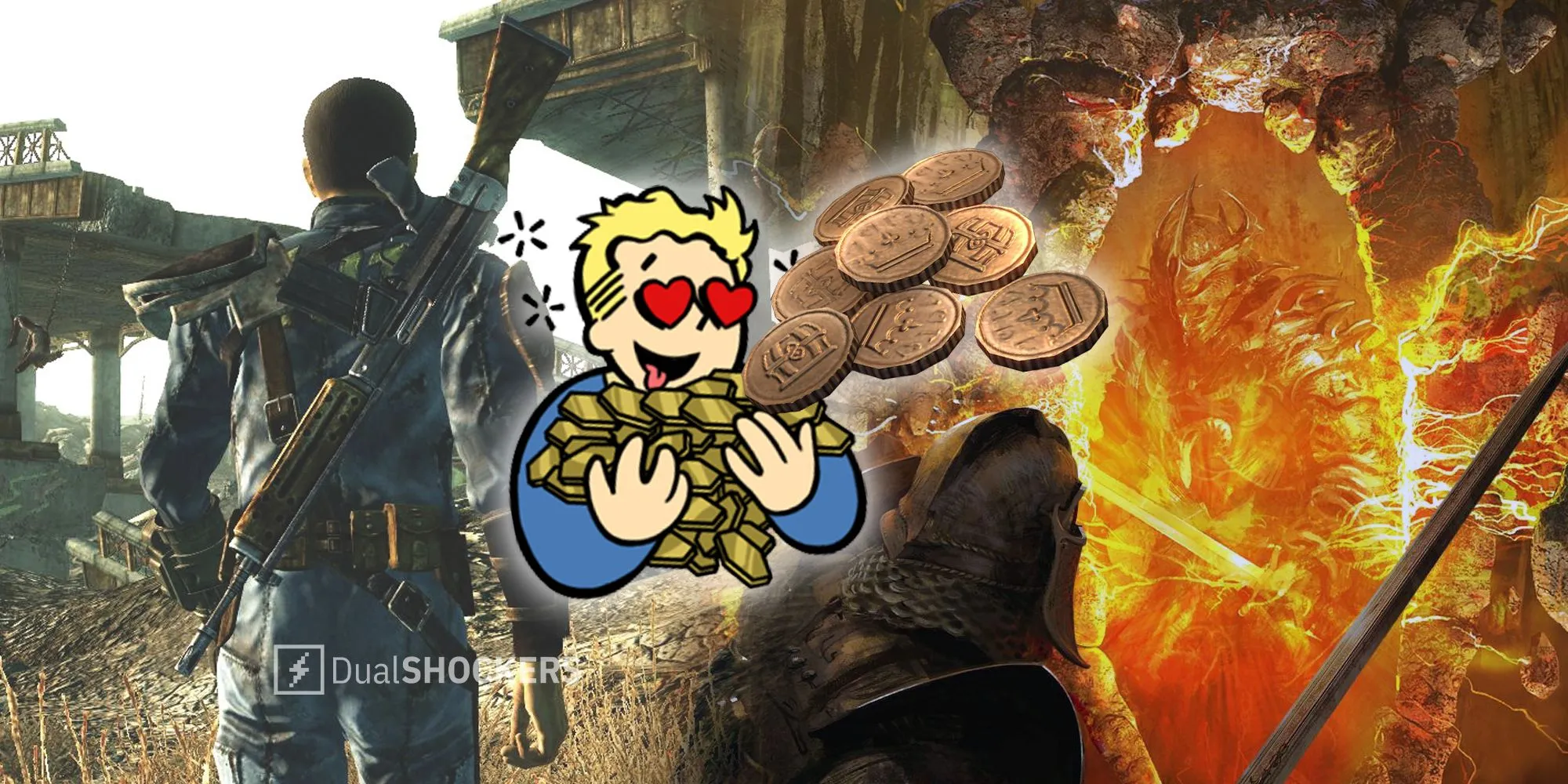 Biểu tượng game Oblivion và Fallout 3, minh họa cho các tin đồn remaster/remake từ Bethesda
