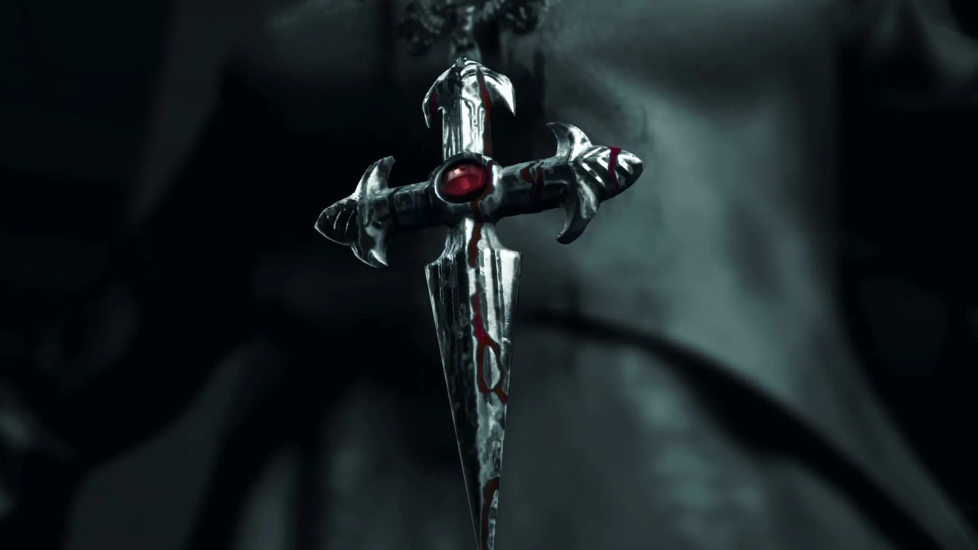 Biểu tượng thánh giá đặc trưng của thợ săn Santiago trong Vampire the Masquerade - Bloodlines 2