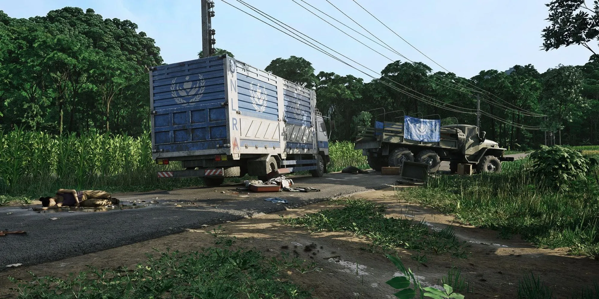 Binh lính trang bị vũ khí di chuyển trong đêm ở Gray Zone Warfare