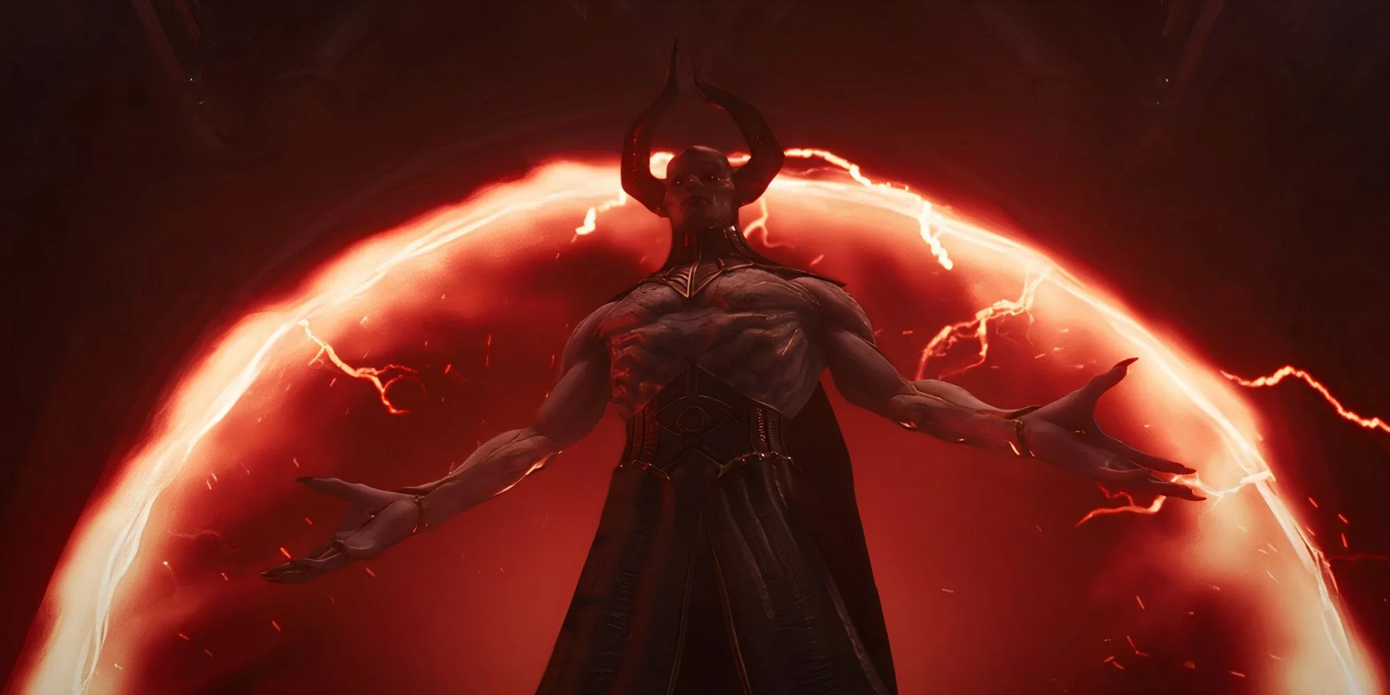 Bối cảnh tối tăm và kiến trúc kỳ dị trong thế giới mới của Doom The Dark Ages, nơi Doom Slayer sẵn sàng chiến đấu