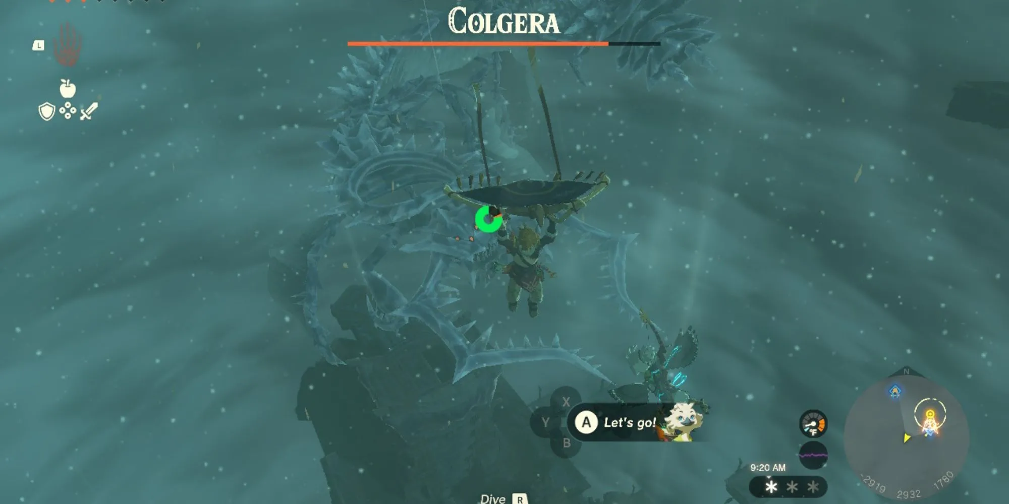 Boss Colgera trong Tears of the Kingdom