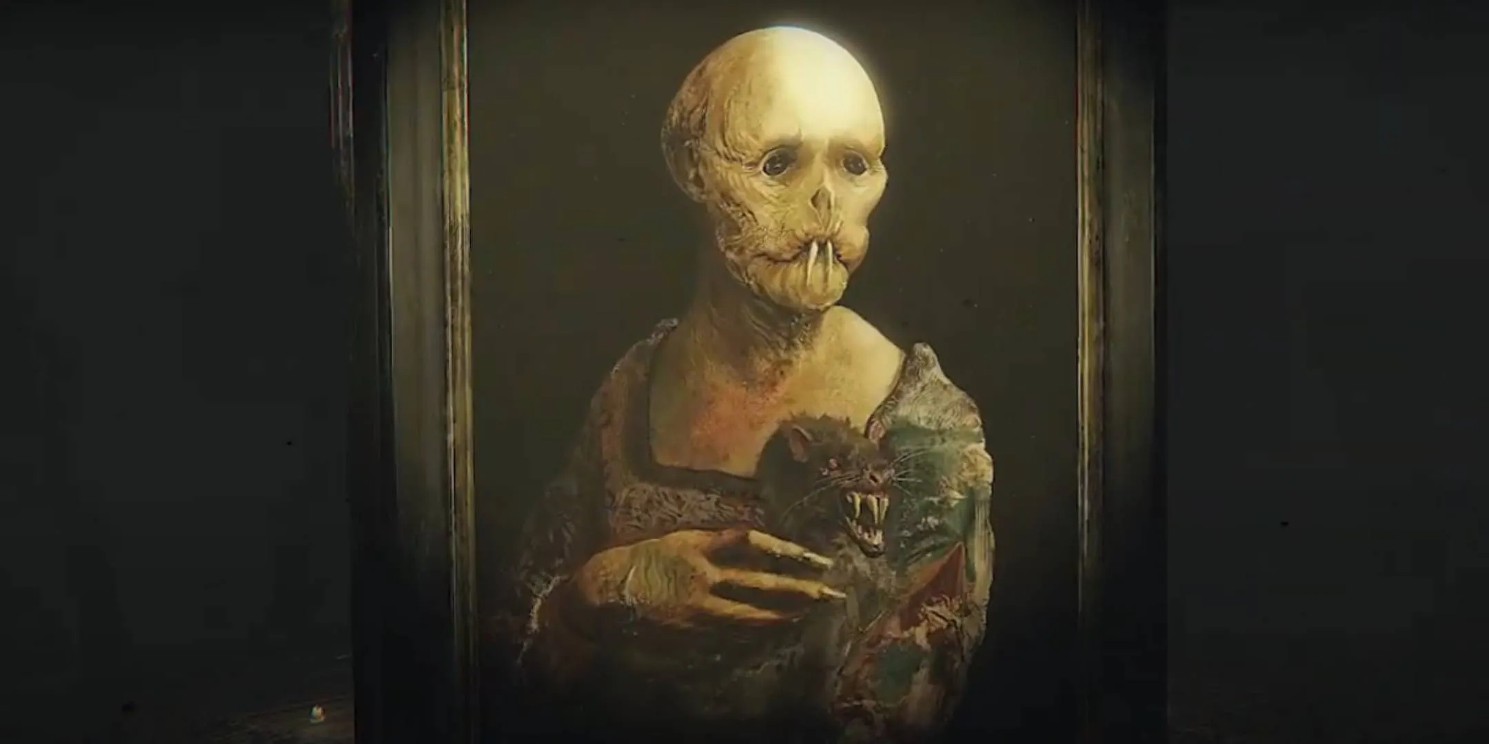 Bức chân dung ma quái trên tường trong Layers of Fear