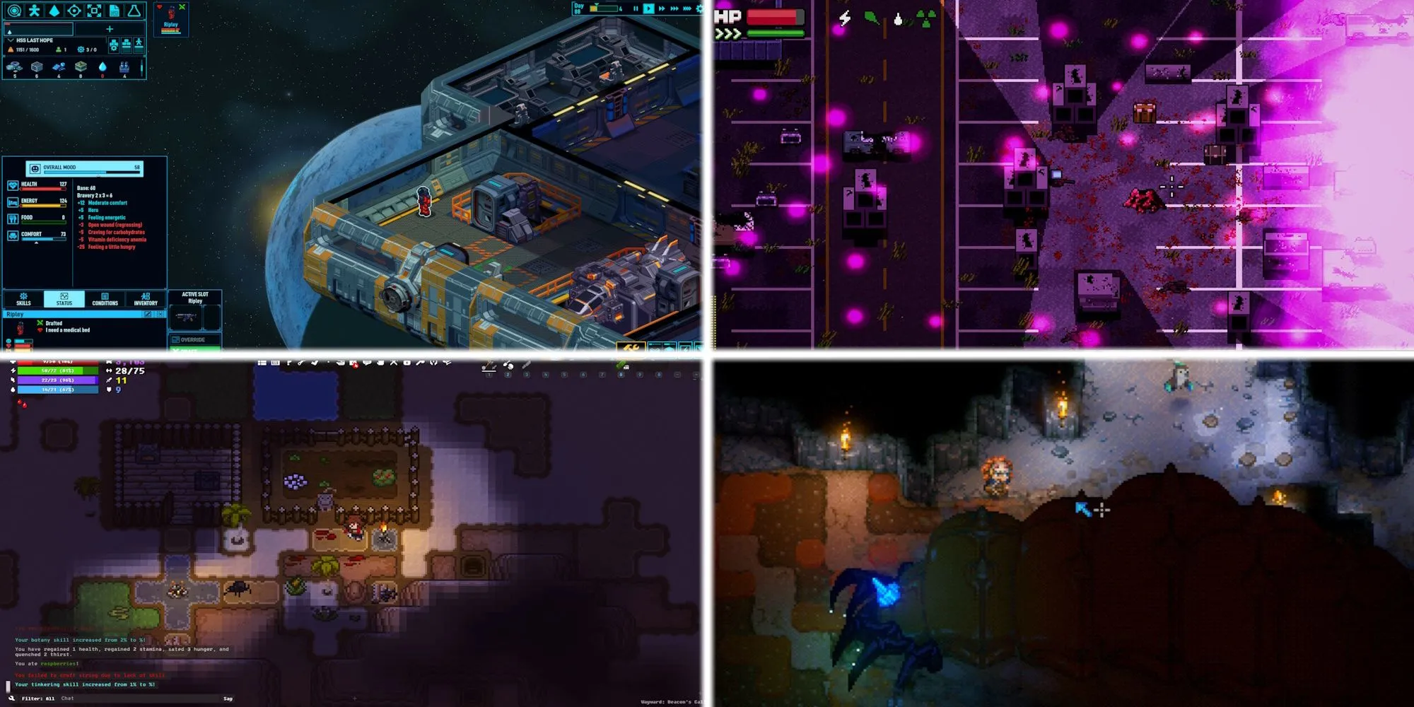 Các game sinh tồn đồ họa pixel độc đáo và cuốn hút