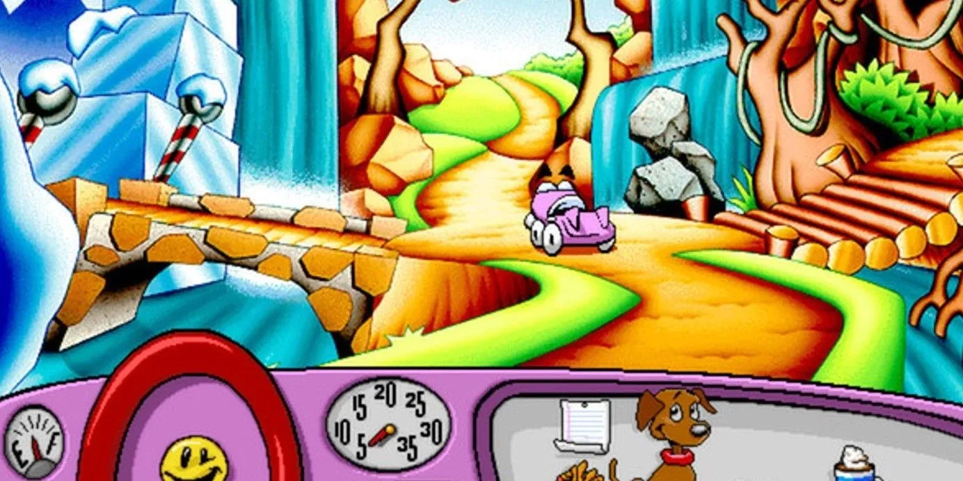 Các khu vực đa dạng trong game giải trí giáo dục Putt-Putt Saves the Zoo