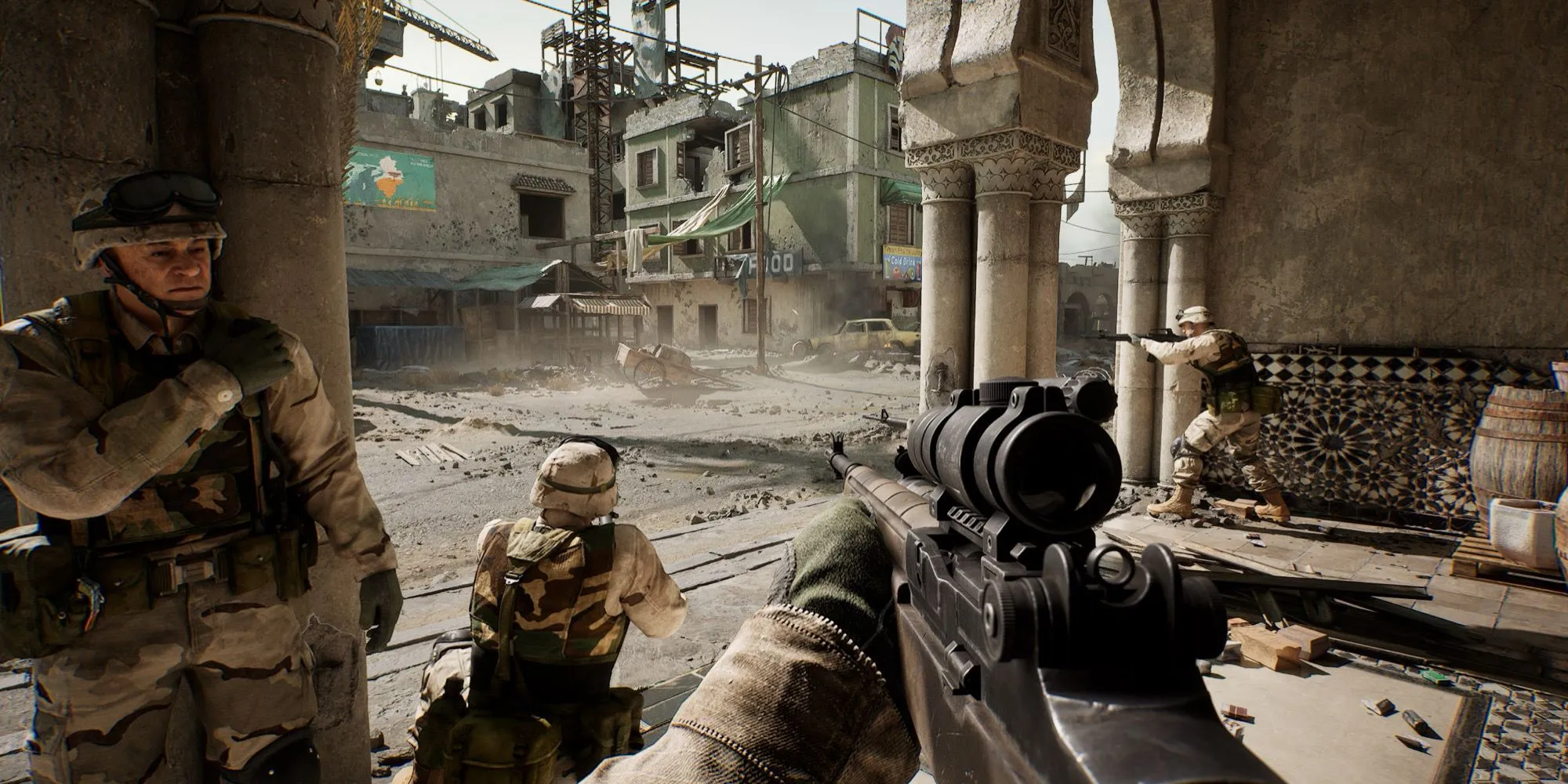 Các nhân vật quân đội trong phim Black Hawk Down, nguồn cảm hứng cho game Delta Force