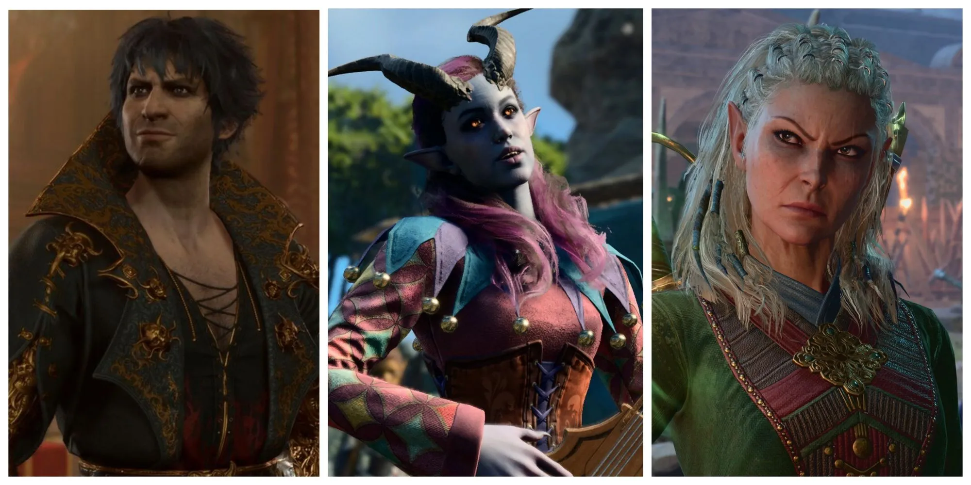 Các NPC Gortash, Alfira và Jaheira trong Baldur's Gate 3