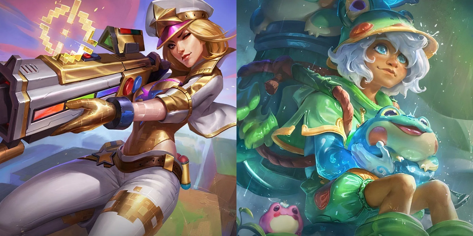 Caitlyn và Milio tận dụng tầm đánh vượt trội để thống trị đường dưới