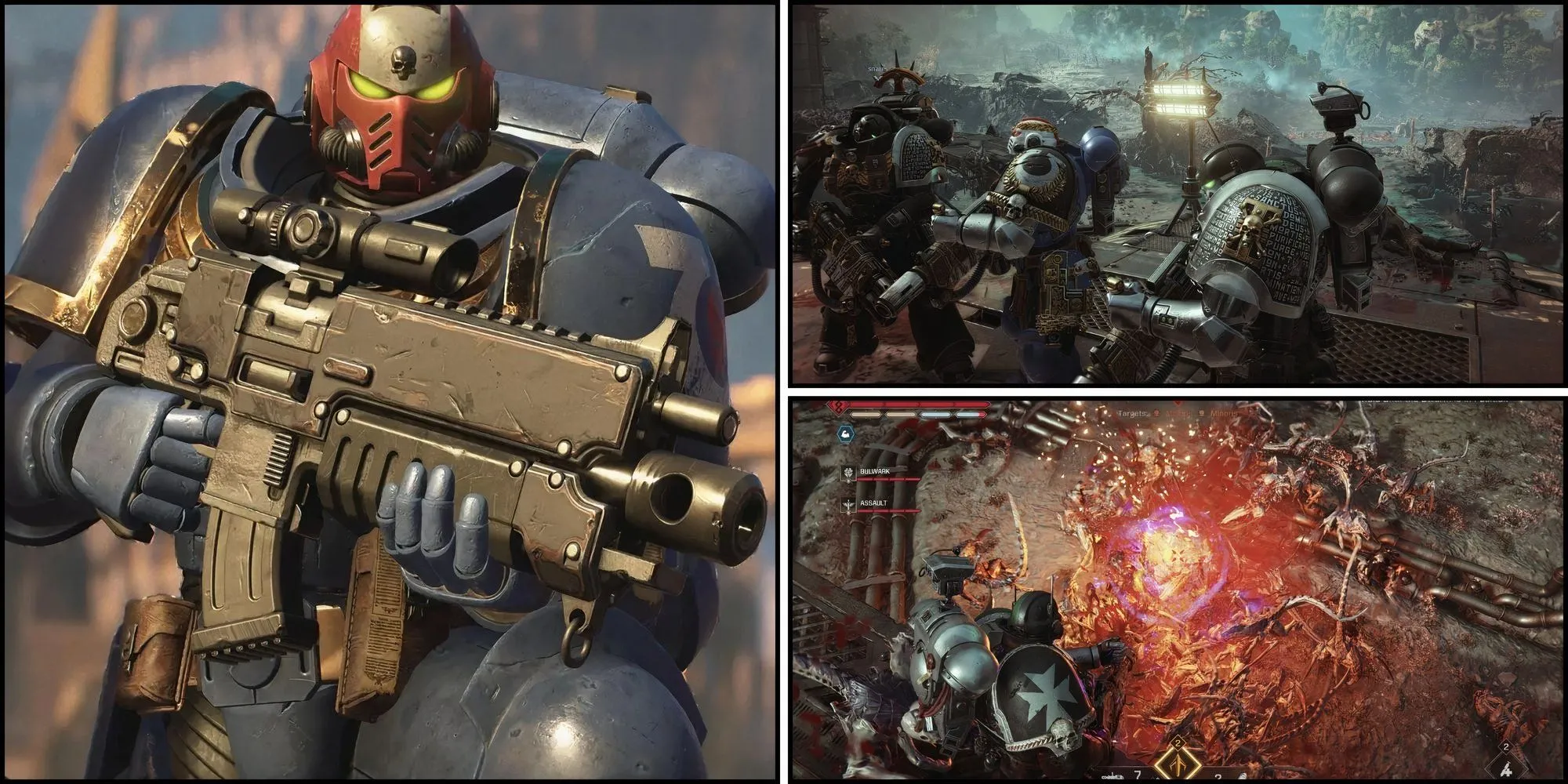 Cận cảnh vũ khí Bolter mạnh mẽ của Space Marine trong Warhammer 40k