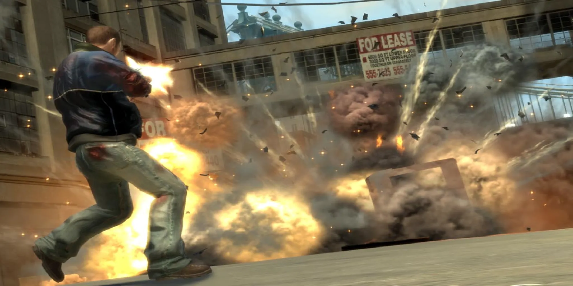 Cảnh bắn súng và cháy nổ trong Grand Theft Auto IV