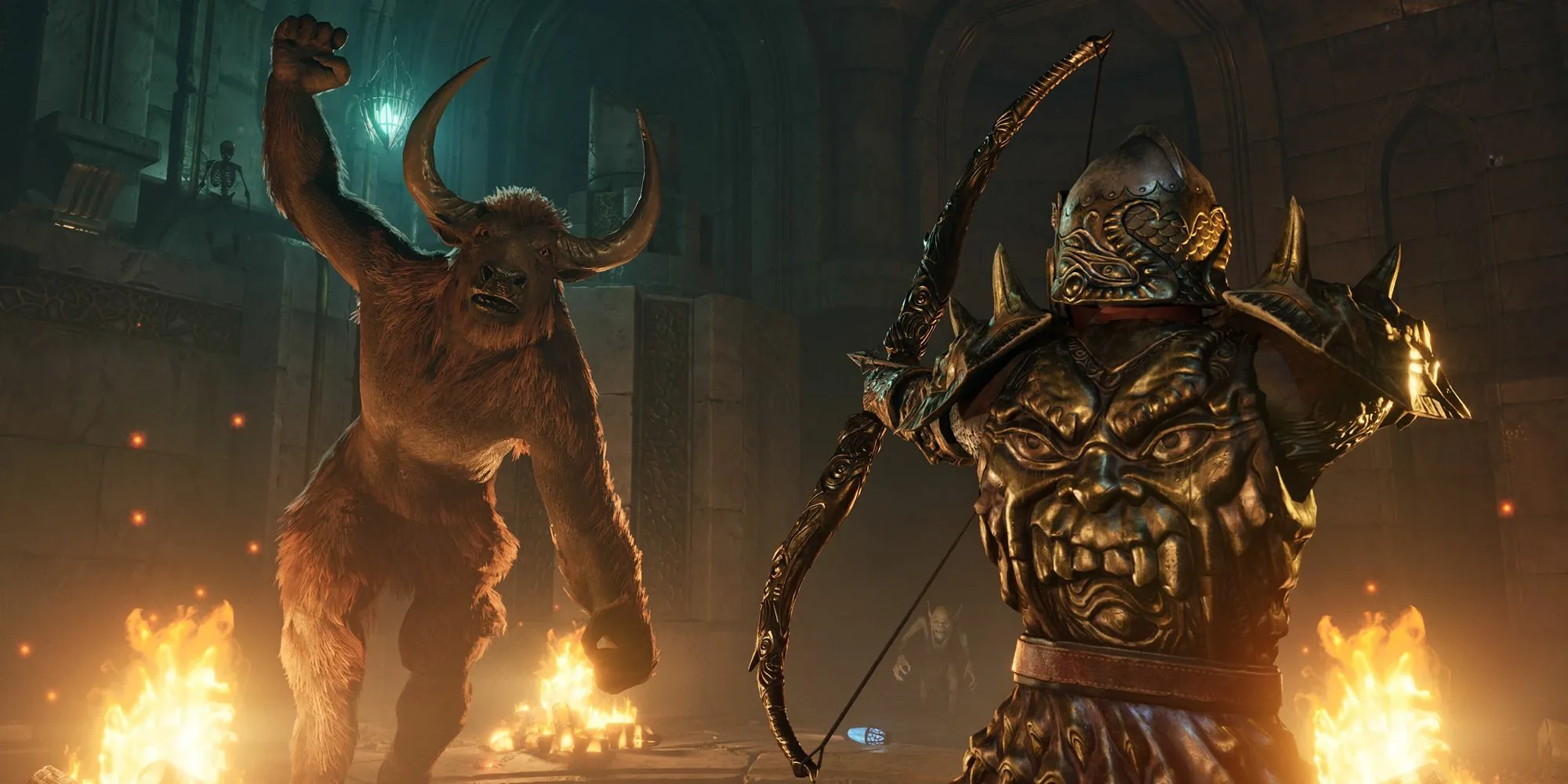 Cảnh chiến đấu dùng cung trong Oblivion Remastered, nơi các bản mod có thể ảnh hưởng đến gameplay và hiệu năng