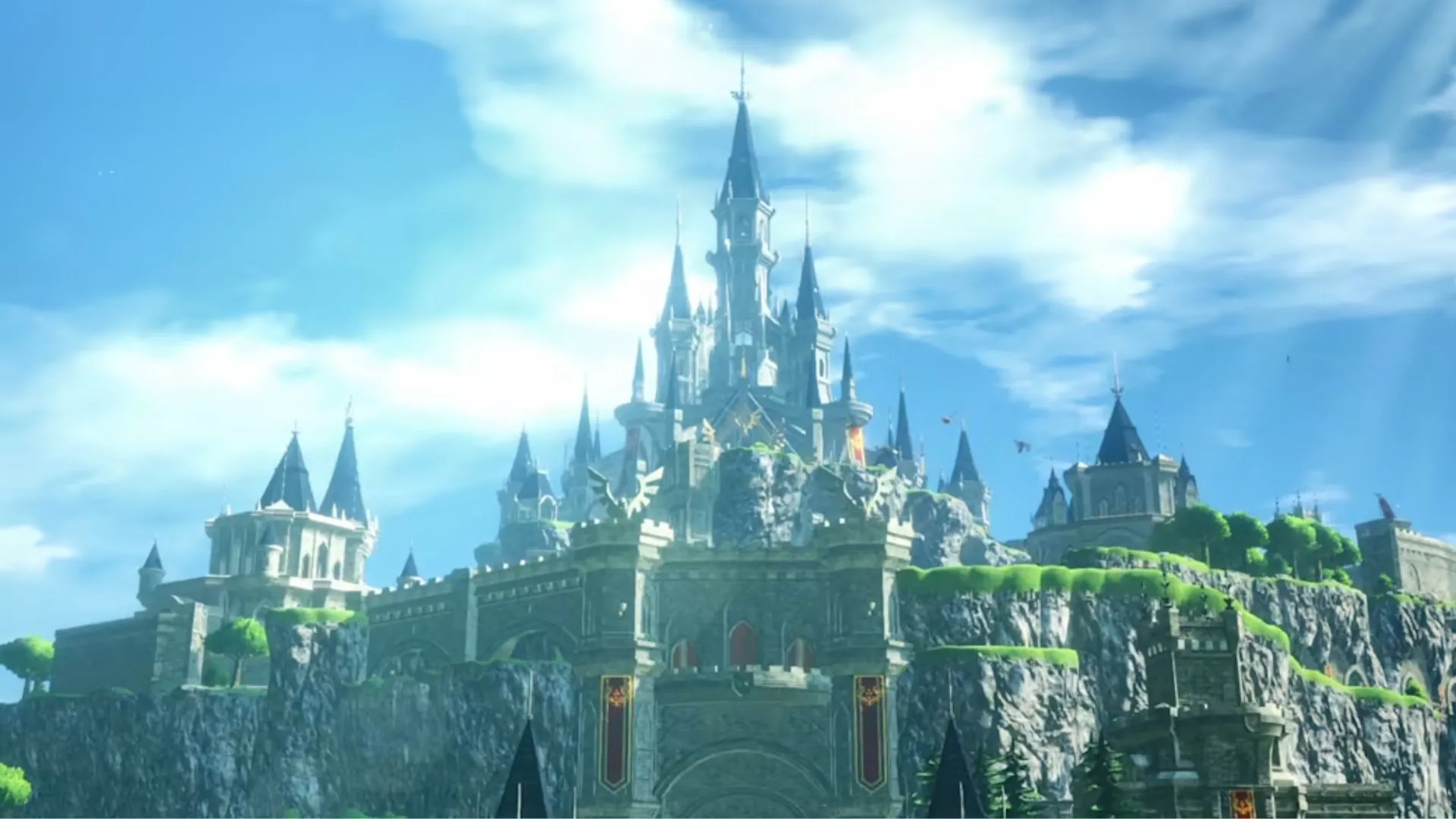 Cảnh chiến đấu với nhiều kẻ địch và hiệu ứng trong Hyrule Warriors: Age of Calamity