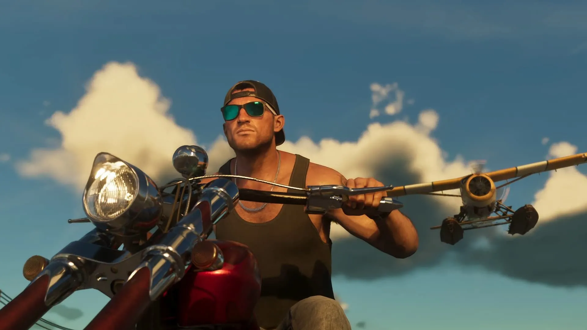 Cảnh nhân vật chạy xe máy trong trailer GTA 6 mới, tái hiện không khí Vice City