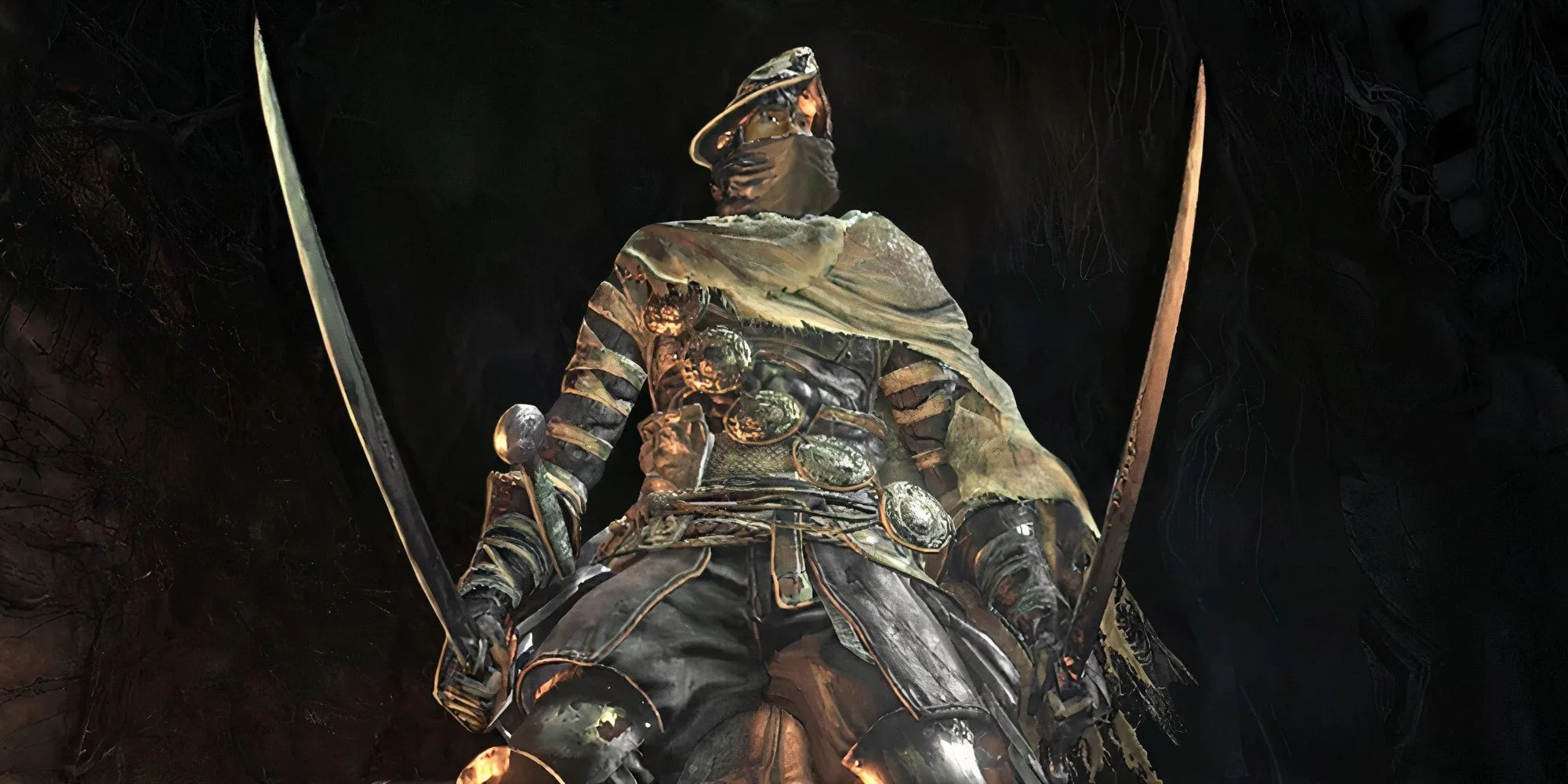 Cặp song kiếm Sellsword Twinblades trong Dark Souls 3