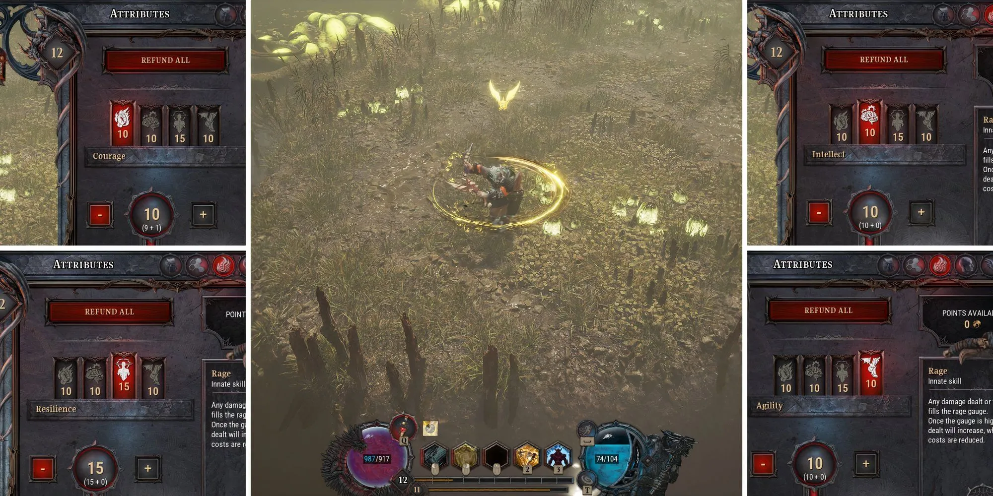 Chi tiết cây kỹ năng nhân vật Barbarian trong Dragonkin The Banished và các passive quan trọng