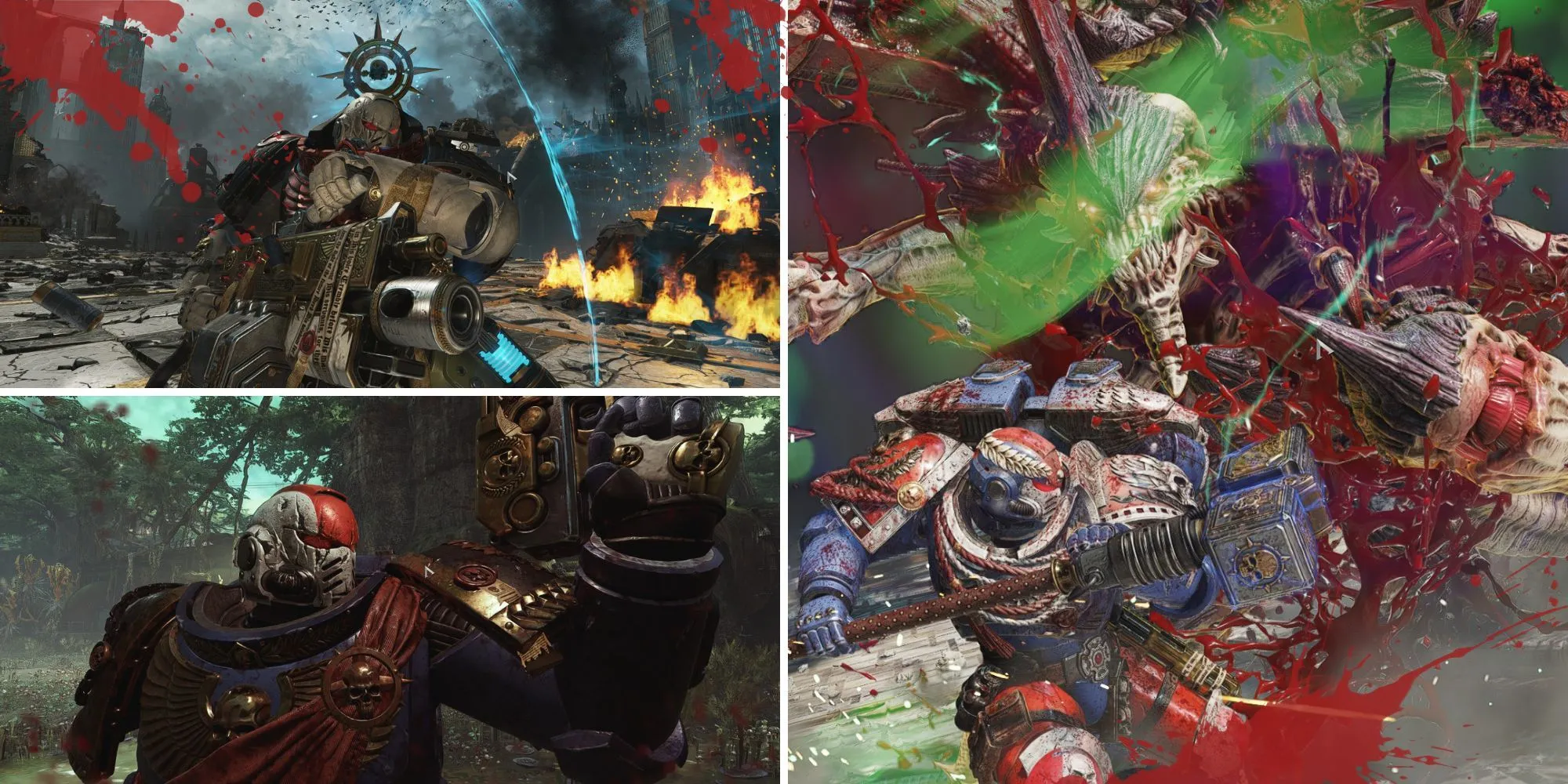 Chiến binh Space Marine 2 cận chiến với bầy Tyranid trong một trận chiến khốc liệt