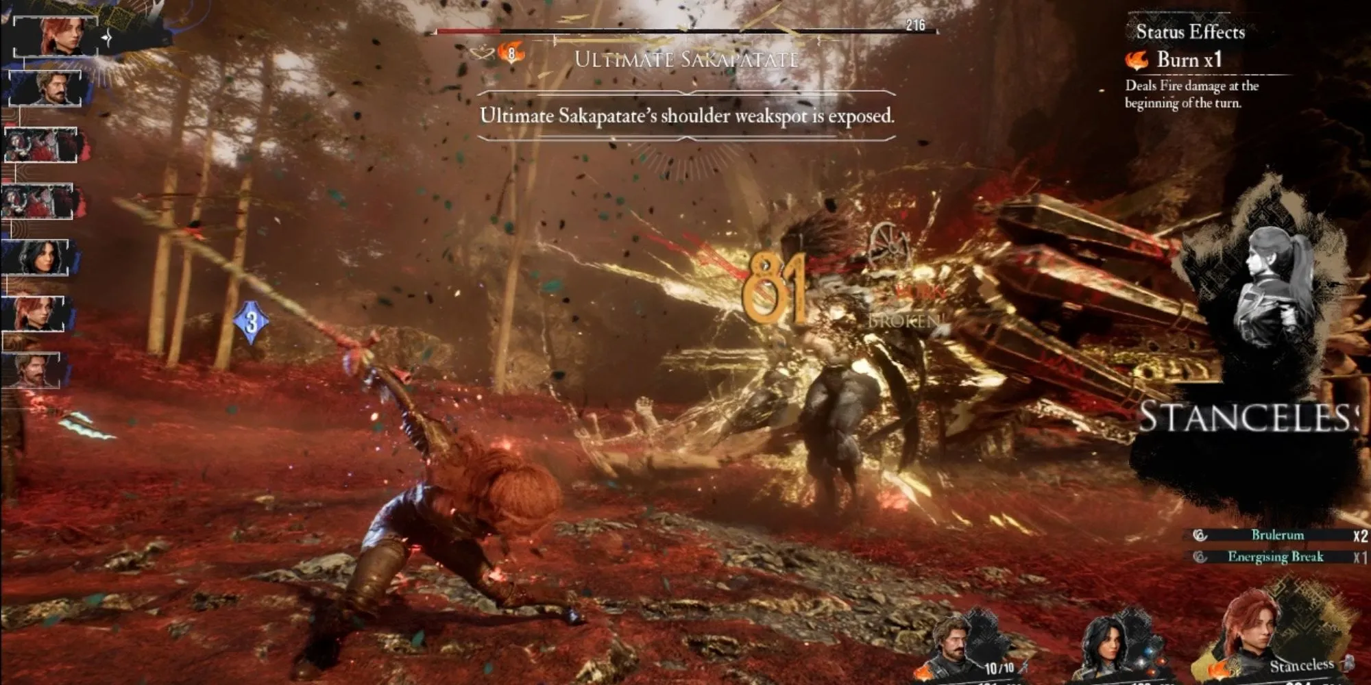 Chiến lược đánh boss Ultimate Sakapatate: Phá thế và dồn sát thương