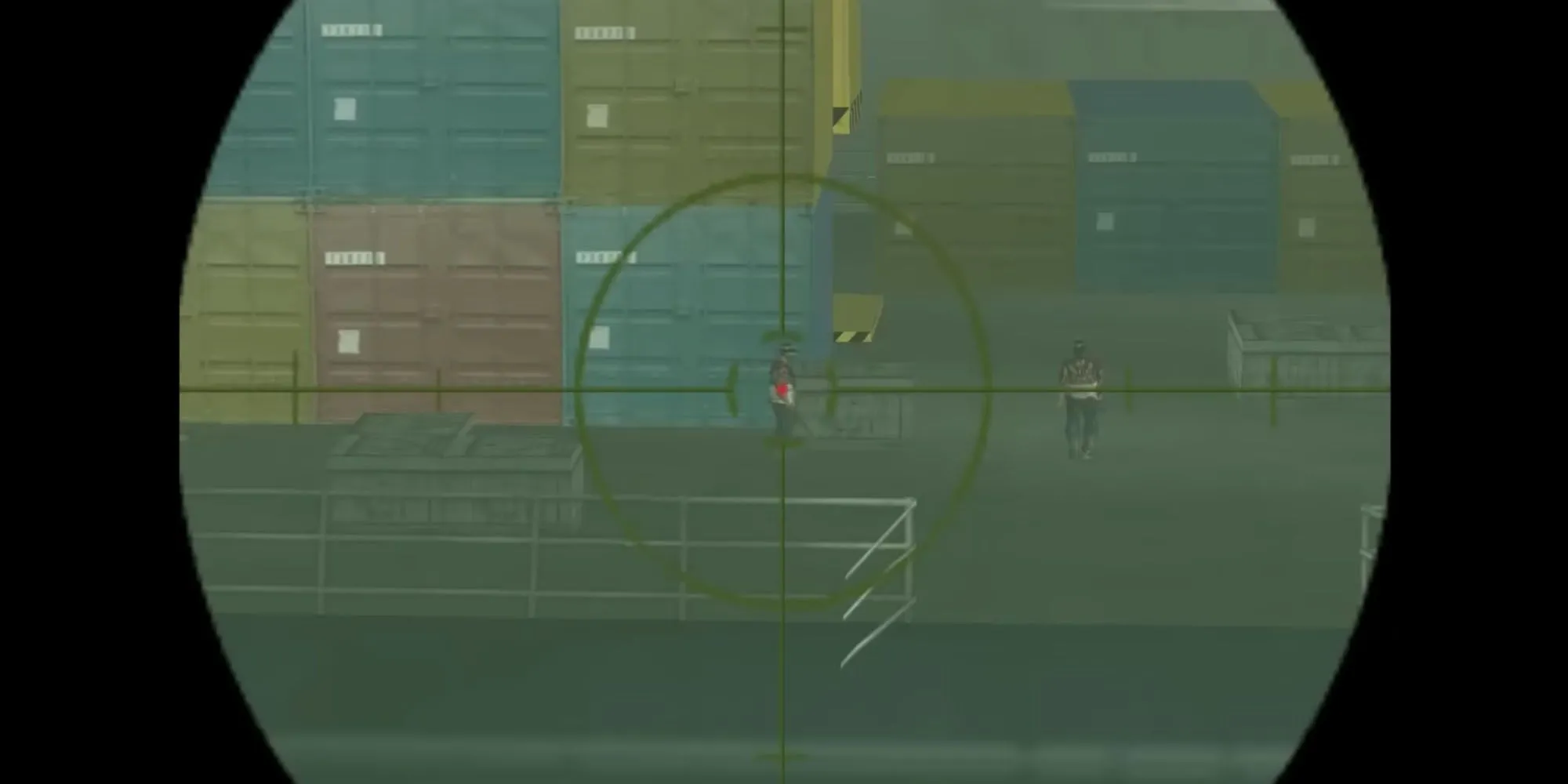 Claude yểm trợ 8-Ball đặt bom trong nhiệm vụ Bomb Da Base Act 2 GTA 3 với yêu cầu bắn tỉa chính xác