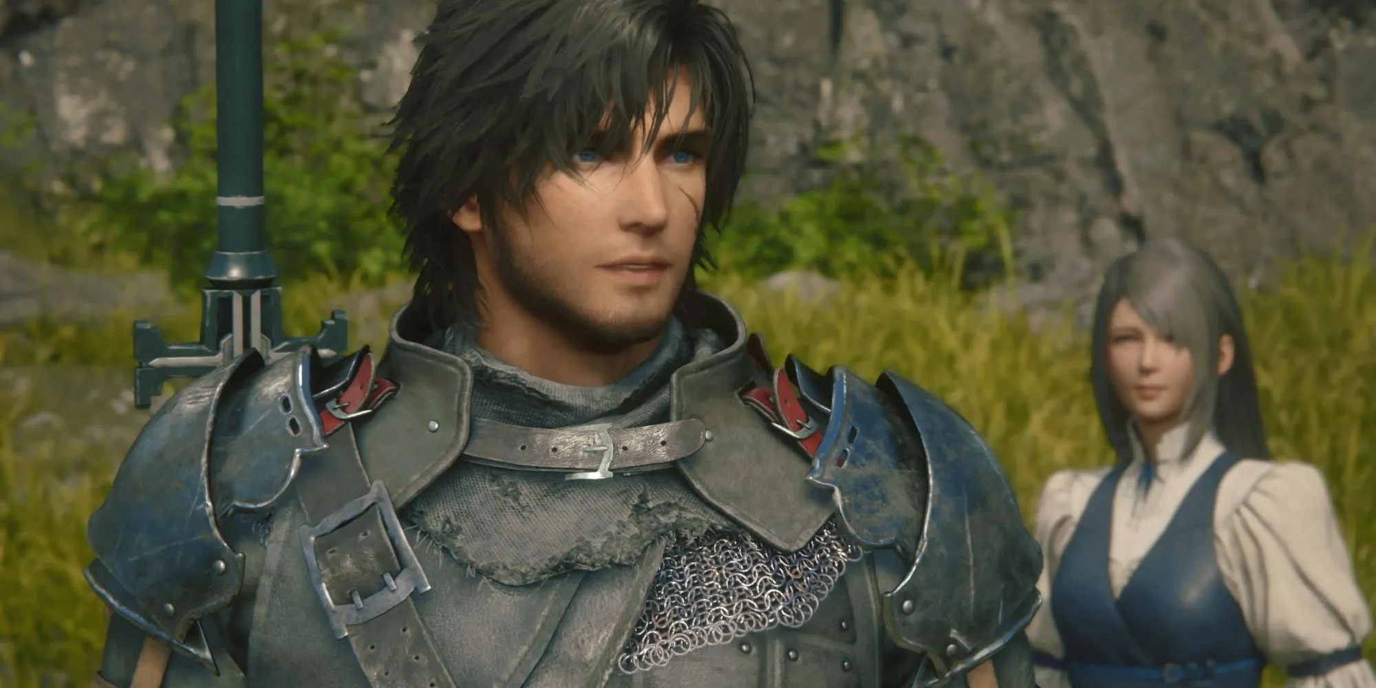Clive và Jill trong một khoảnh khắc thân mật tại Final Fantasy XVI, thể hiện chiều sâu cảm xúc.