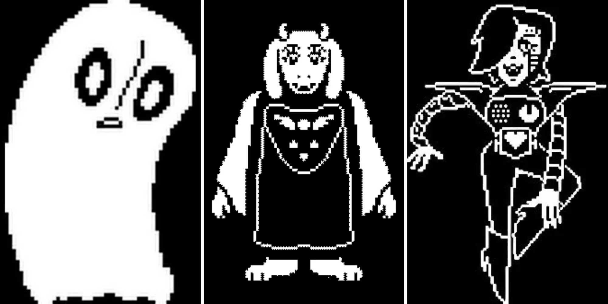 Dàn nhân vật Undertale được yêu thích Napstablook Toriel Mettaton
