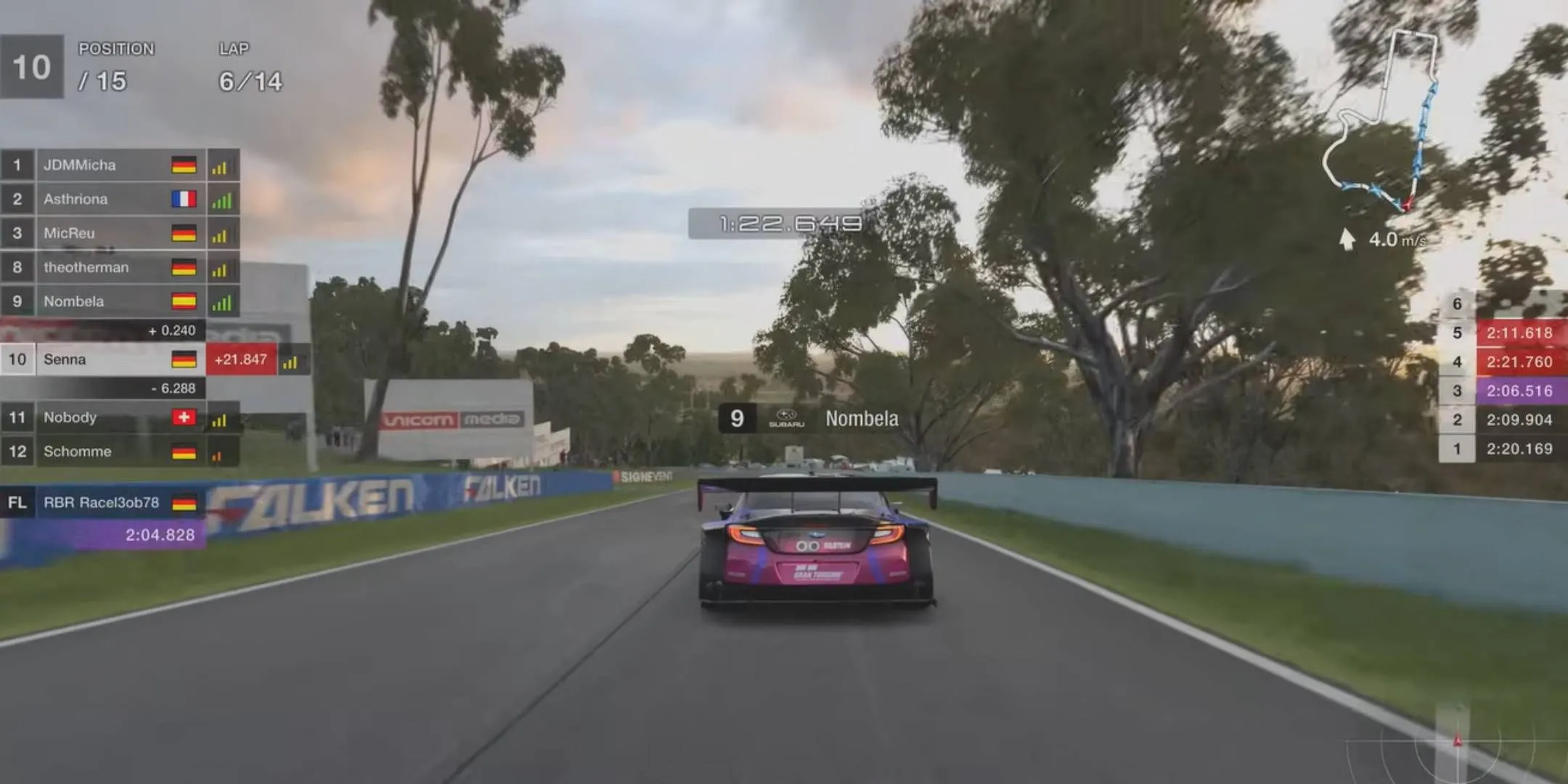Dàn siêu xe đồ họa ấn tượng tranh tài trên đường đua trong game Gran Turismo 7 trên PlayStation