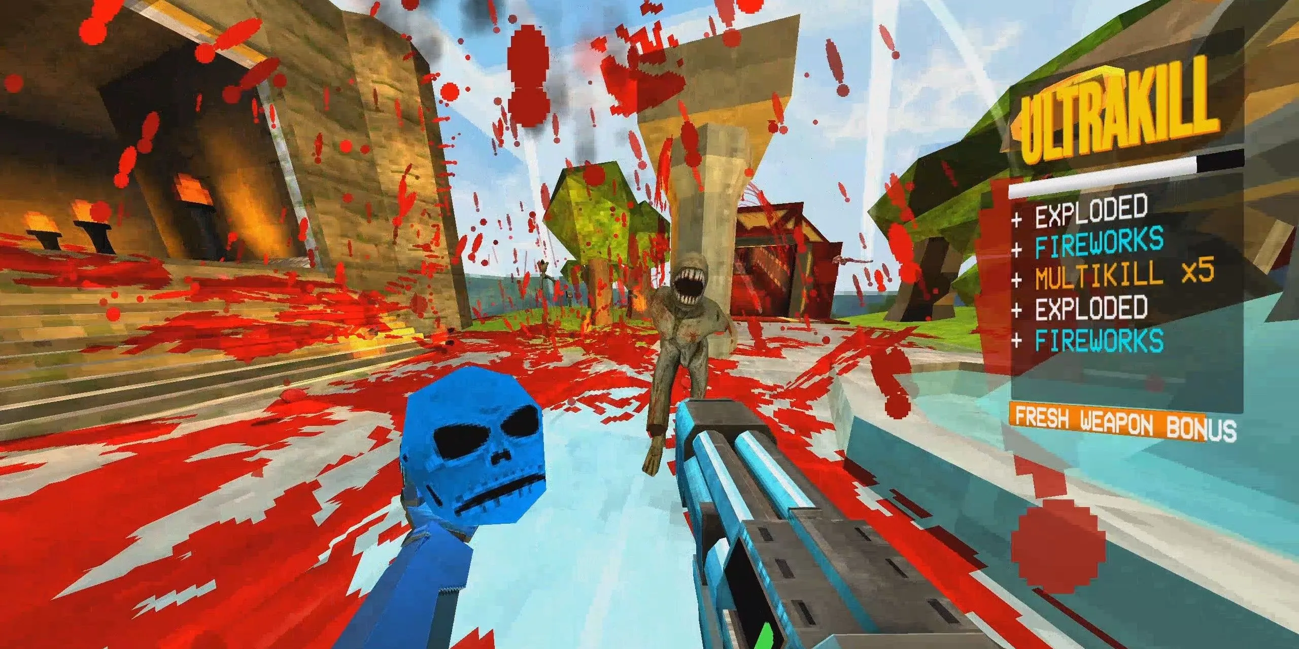 Đạt được thứ hạng &quot;Ultrakill&quot; trong game cùng tên, một tựa game FPS pixel với phong cách chiến đấu tốc độ cao và đầy kỹ thuật