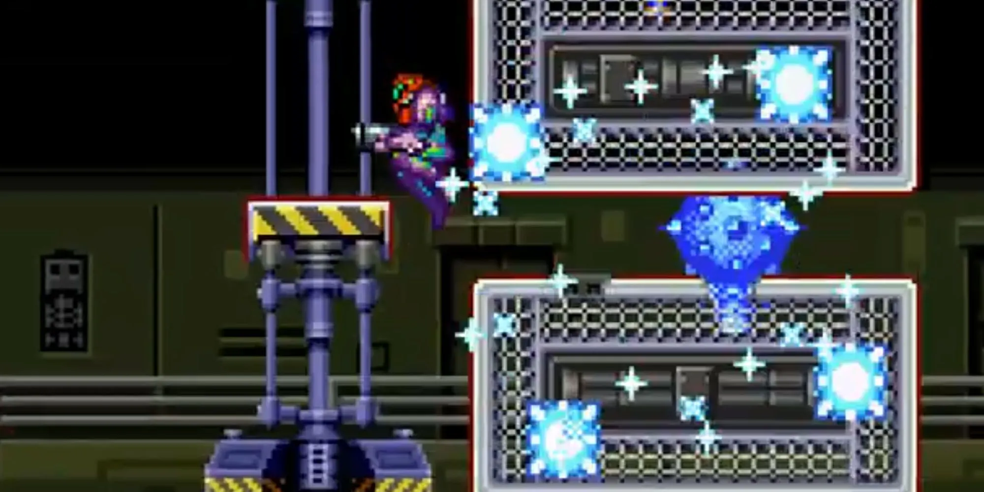 Diffusion Missile trong Metroid Fusion tạo hiệu ứng băng giá diện rộng, đóng băng kẻ thù