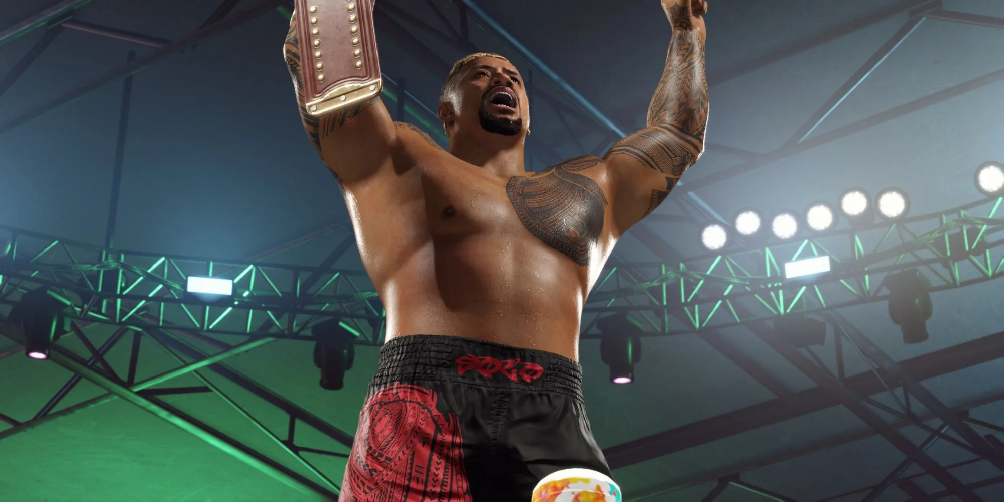 Đô vật Solo Sikoa của The Bloodline trong game WWE 2K25