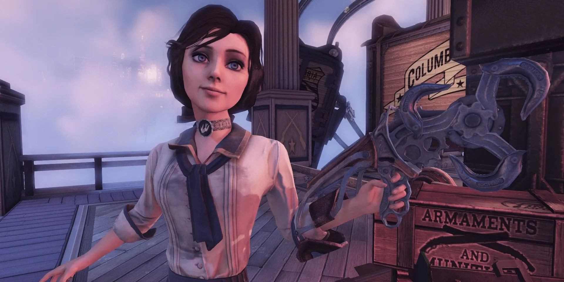 Elizabeth và SkyHook trong BioShock Infinite