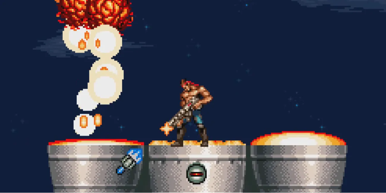 Gameplay hành động tốc độ cao của Contra 4