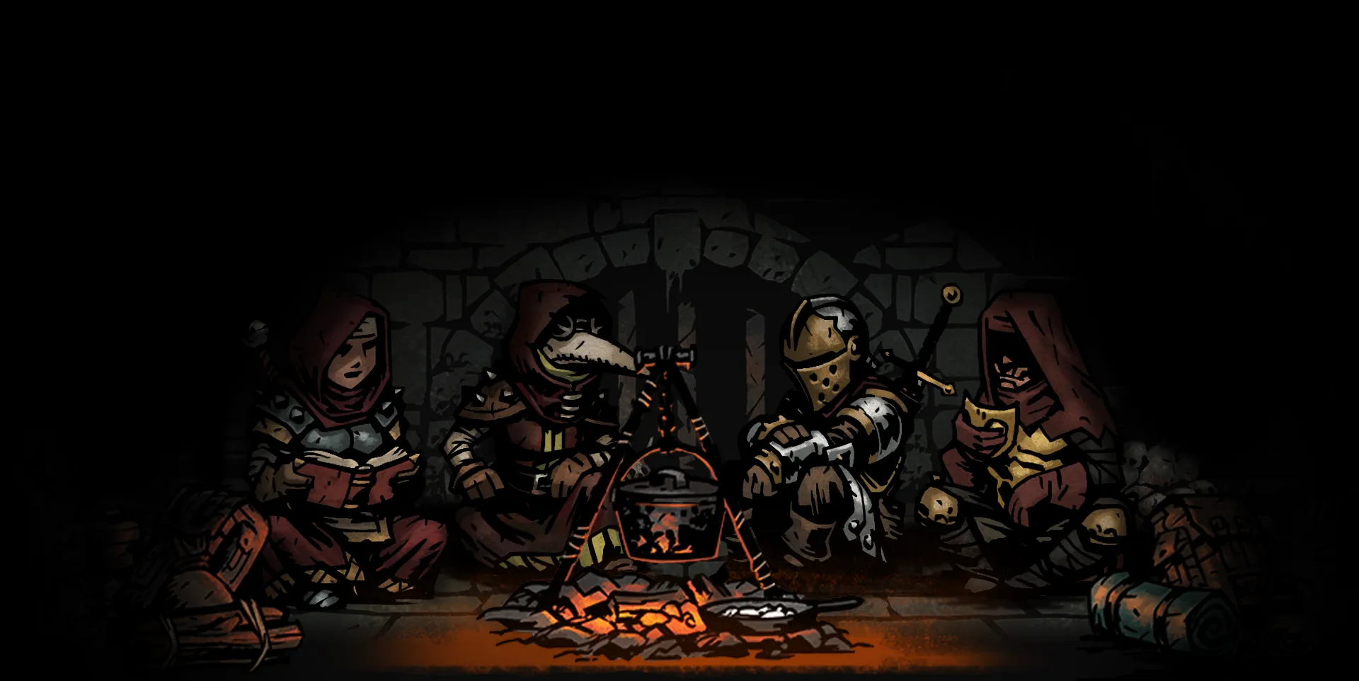 Giao diện hầm ngục đầy áp lực của Darkest Dungeon