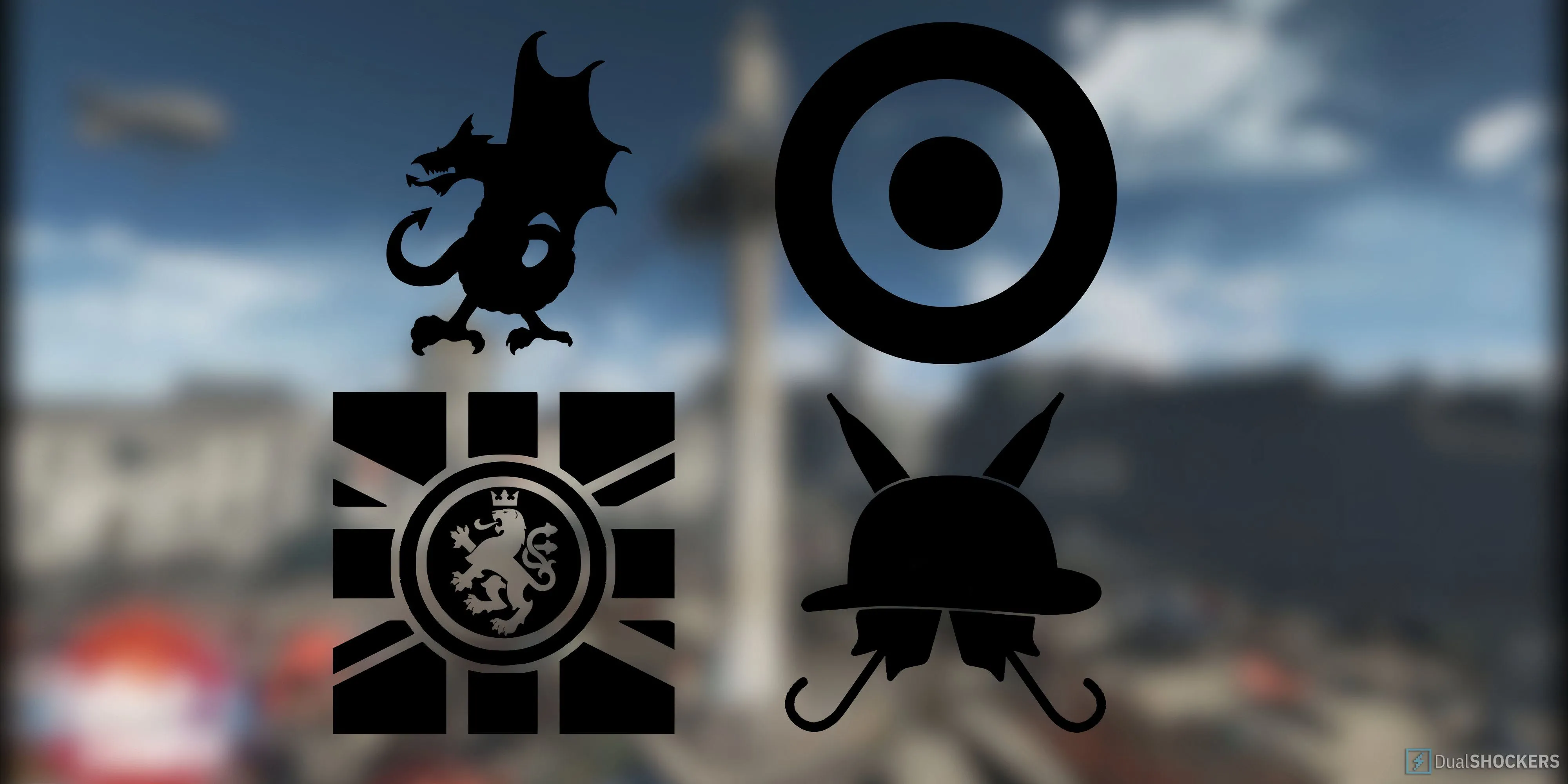Giao diện hiển thị các phe phái khác nhau trong bản mod Fallout London