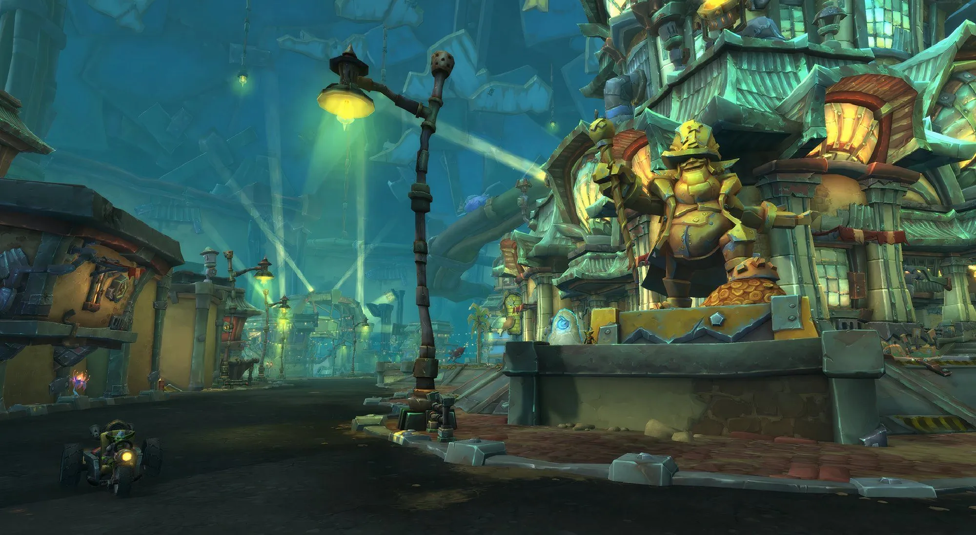 Giao diện và thế giới rộng lớn trong game MMORPG World of Warcraft
