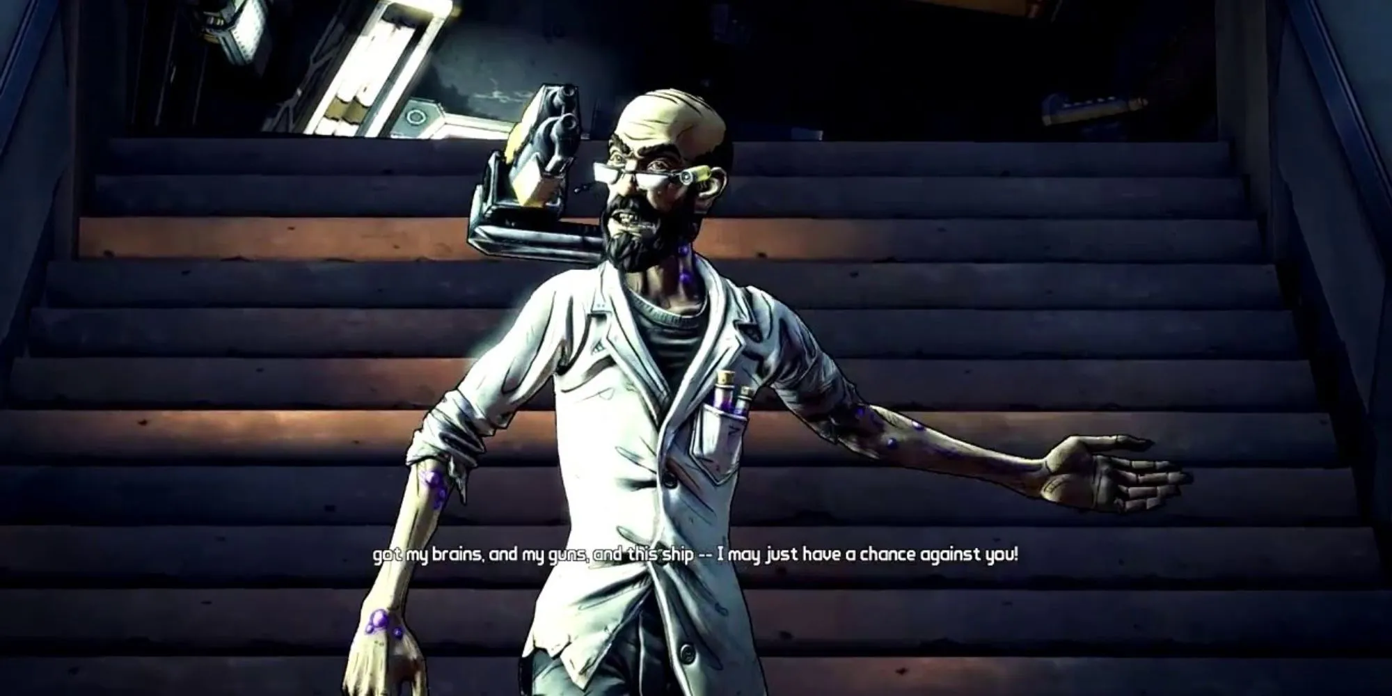 Giáo sư Nakayama, nhà khoa học của Hyperion và fan cuồng Handsome Jack trong Borderlands 2 DLC.