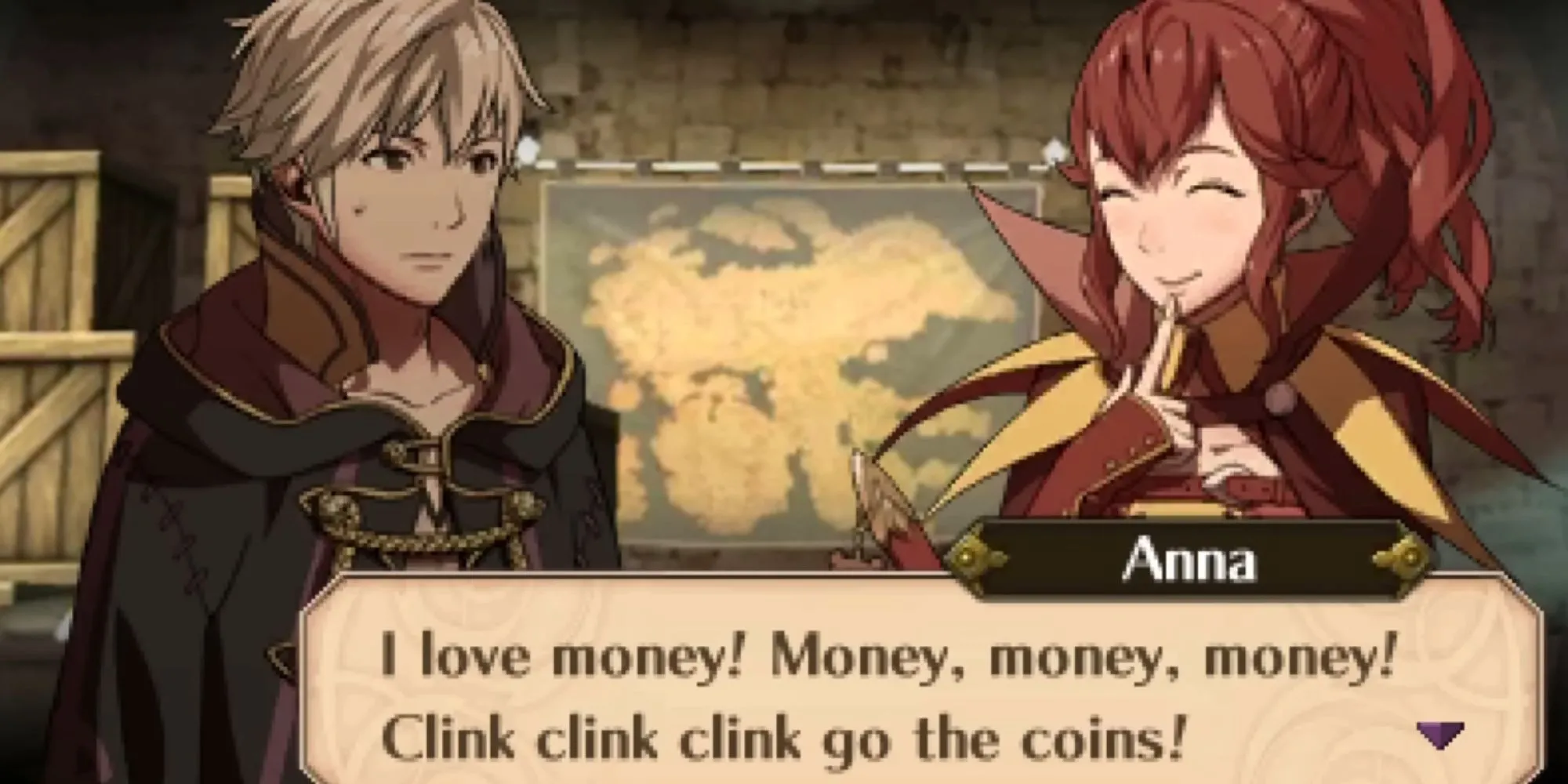 Hệ thống hỗ trợ trong Fire Emblem Awakening cho thấy Chrom và Robin