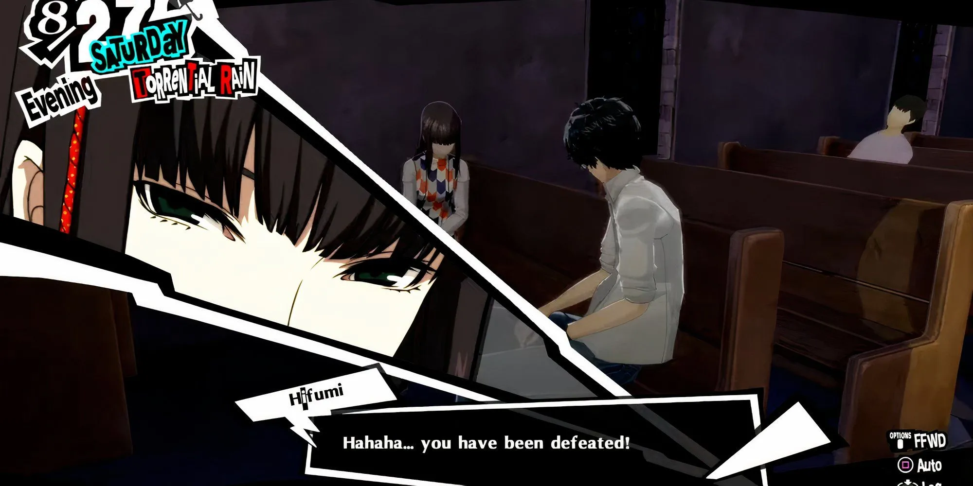 Hifumi Togo đánh bại Joker trong một ván shogi trong Persona 5 Royal