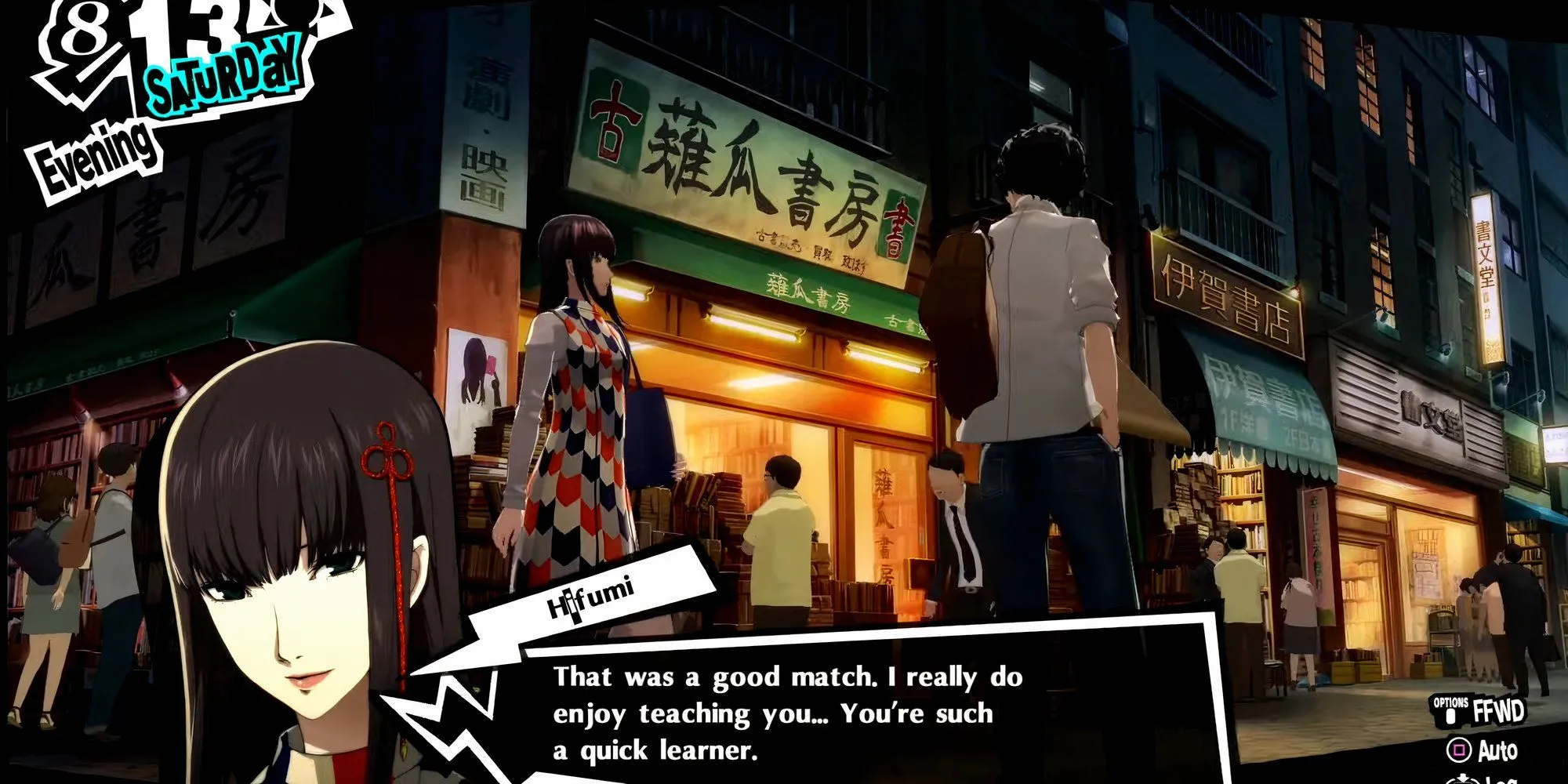 Hifumi Togo đưa Joker đến khu Jinbocho trong Persona 5 Royal