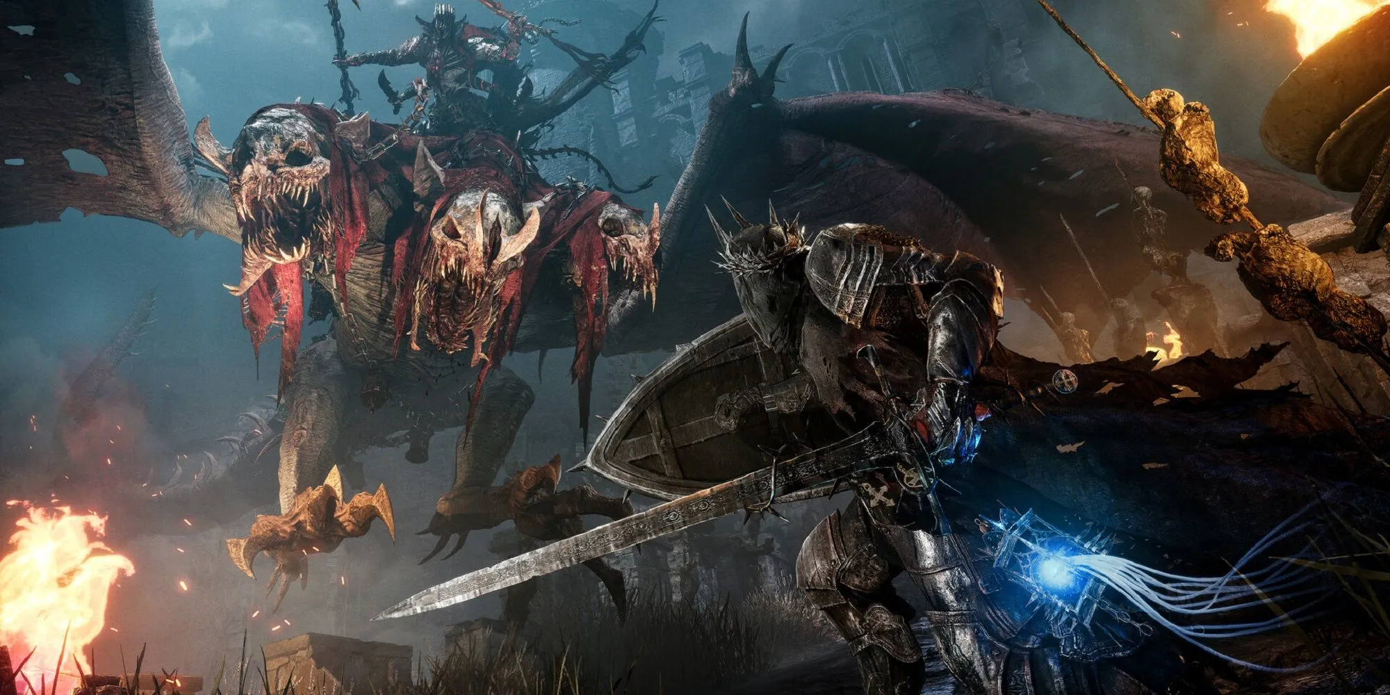 Hình ảnh bìa chính thức của tựa game Lords of the Fallen (2023)